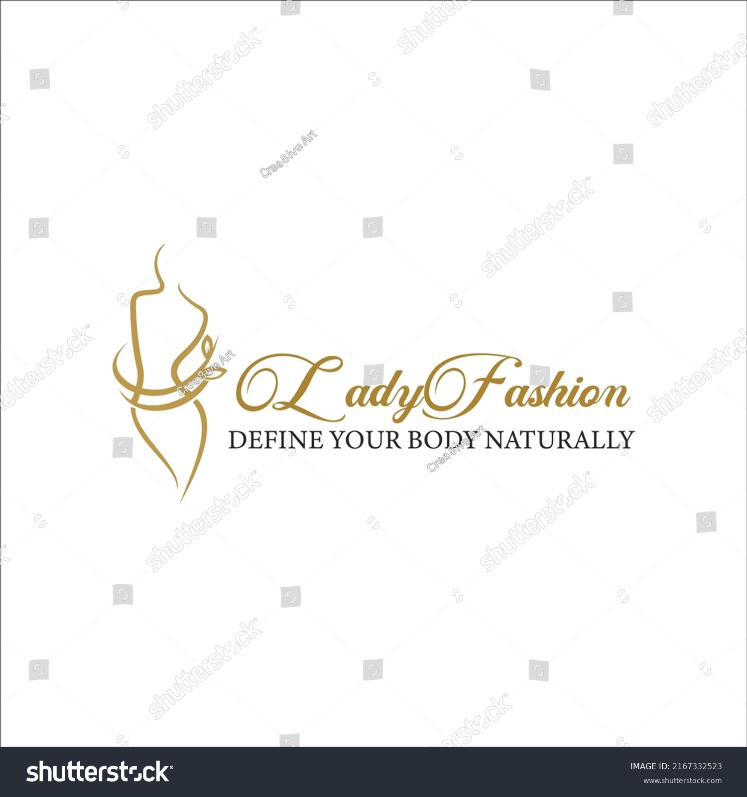 Lady Fashion Logo Female Torso Mannequin Stock Vector (Royalty Free ...