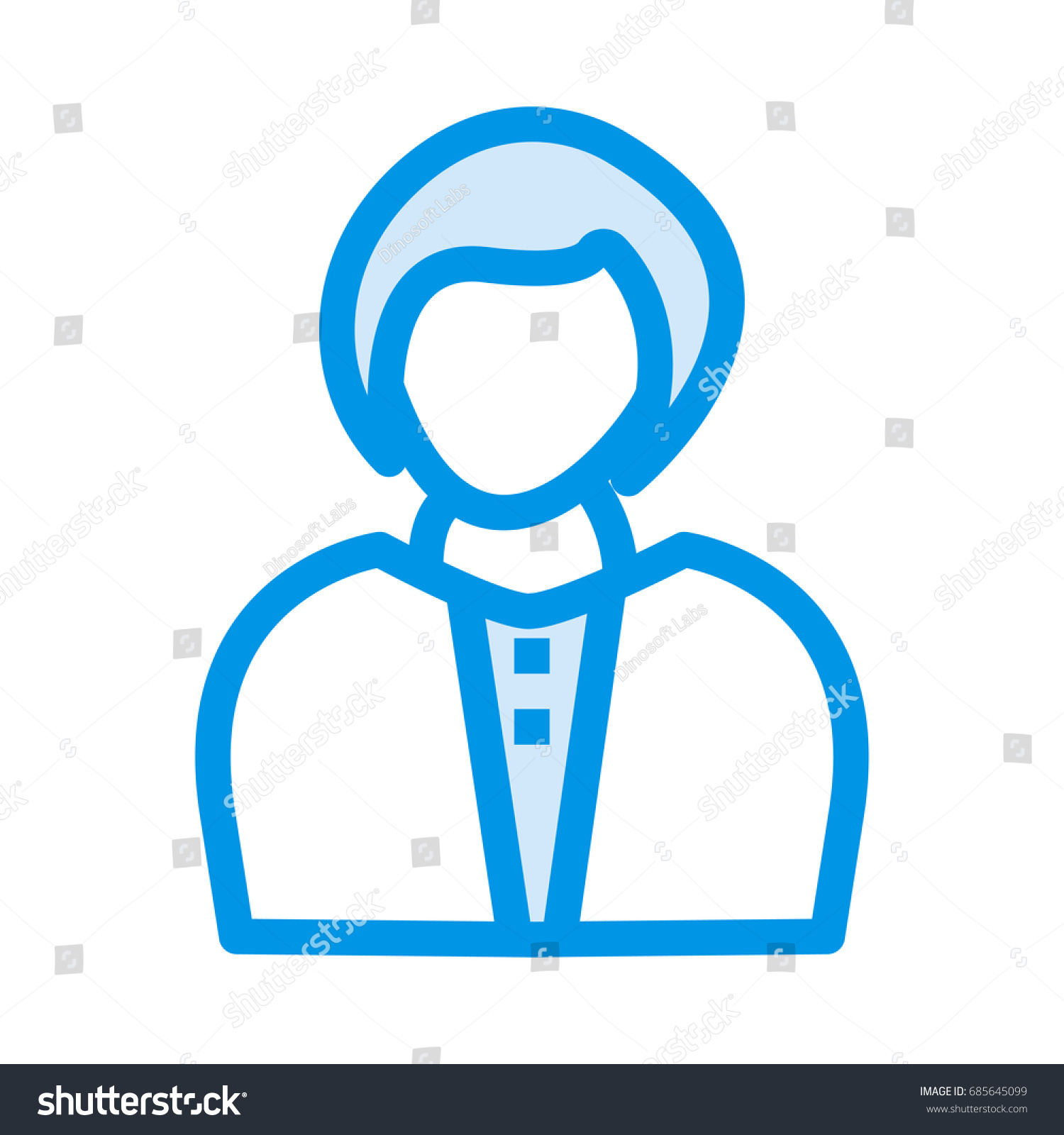 Lady Icon Stock Vector (Royalty Free) 685645099 | Shutterstock