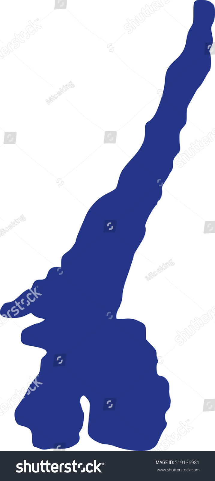 SVG of Lake garda silhouette svg