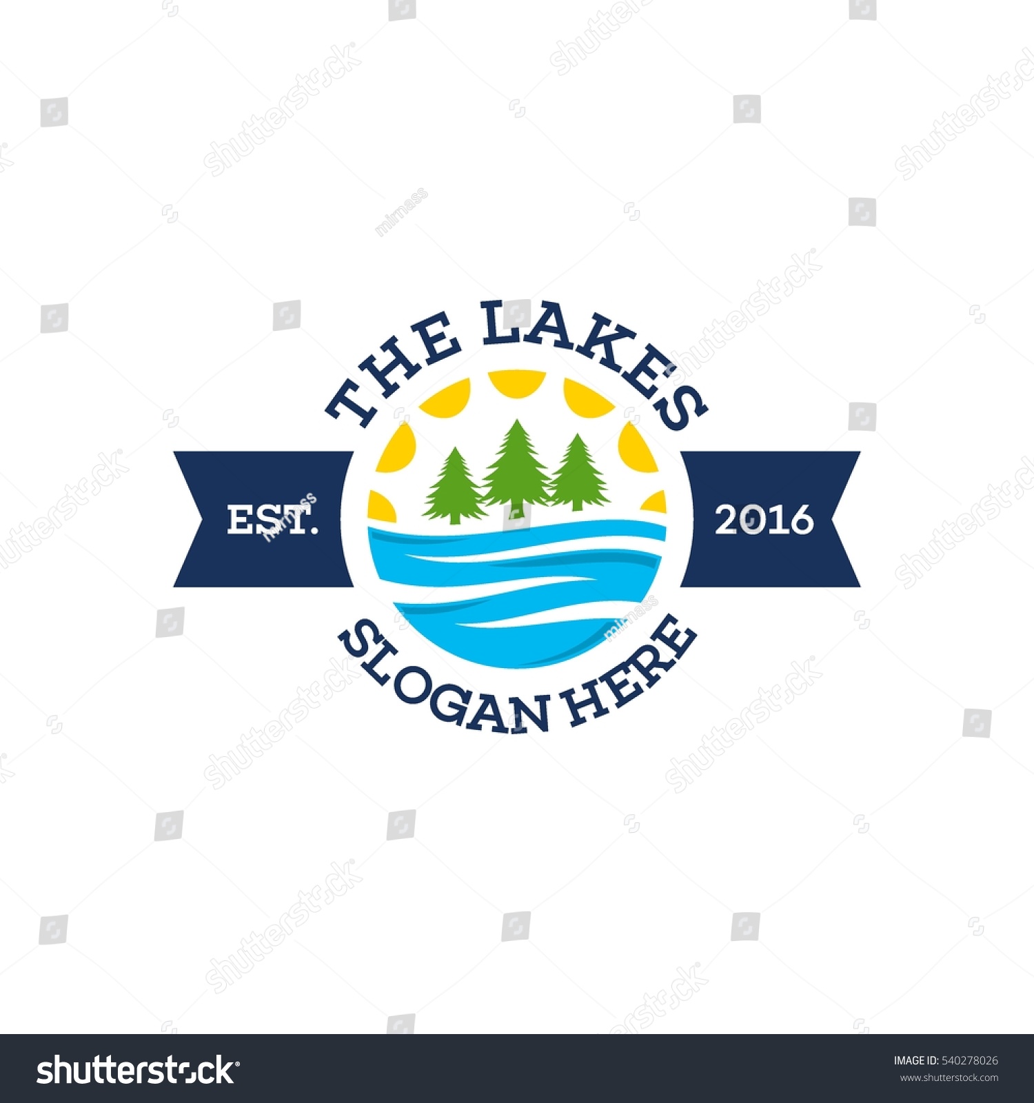 Lake Logo Stock Vector (Royalty Free) 540278026 Shutterstock