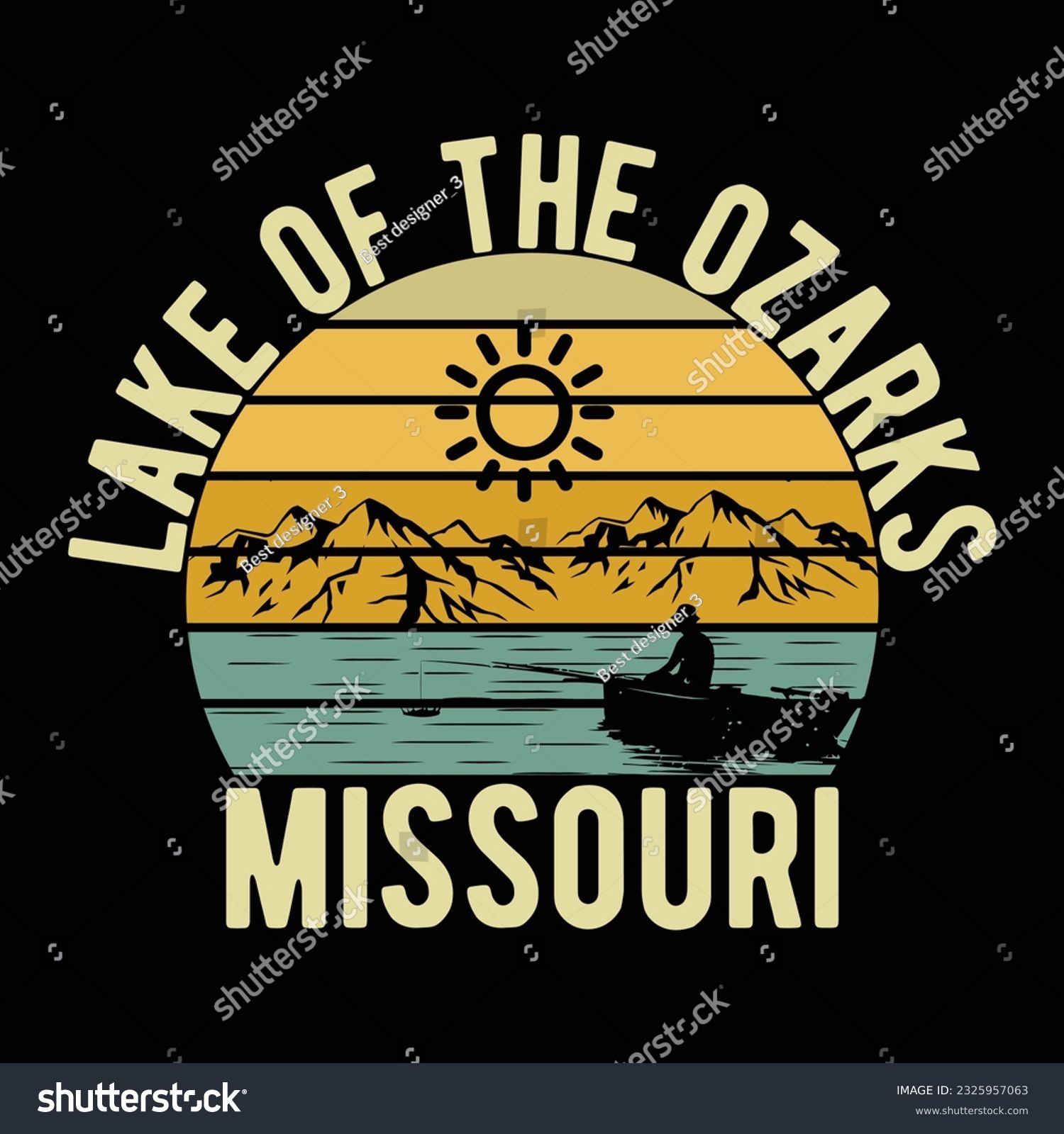 SVG of Lake of The ozarks missouri
       tshirt designs svg