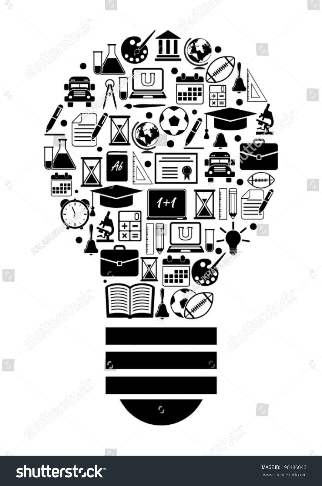 lamp-education-icons-stock-vector-royalty-free-196486046