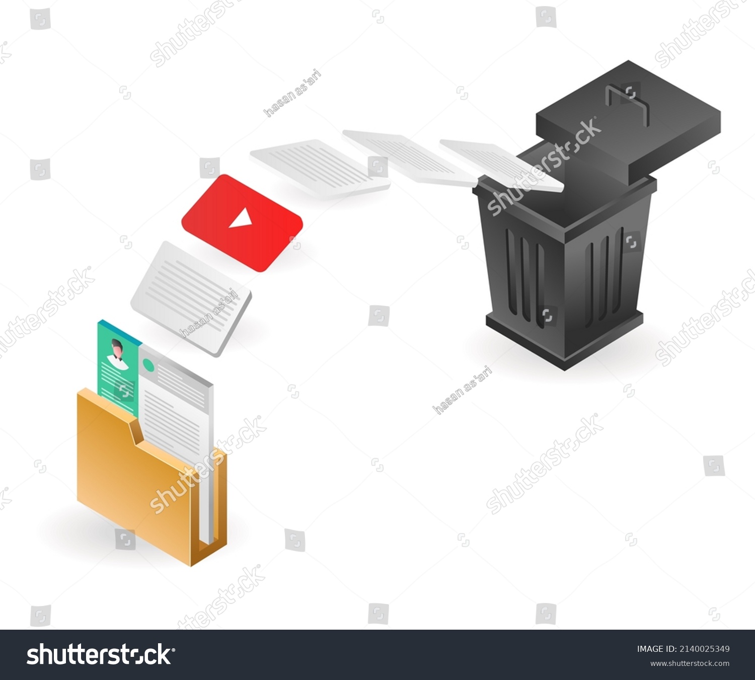 SVG of Landing page concept flat isometric illustration. wipe computer data svg