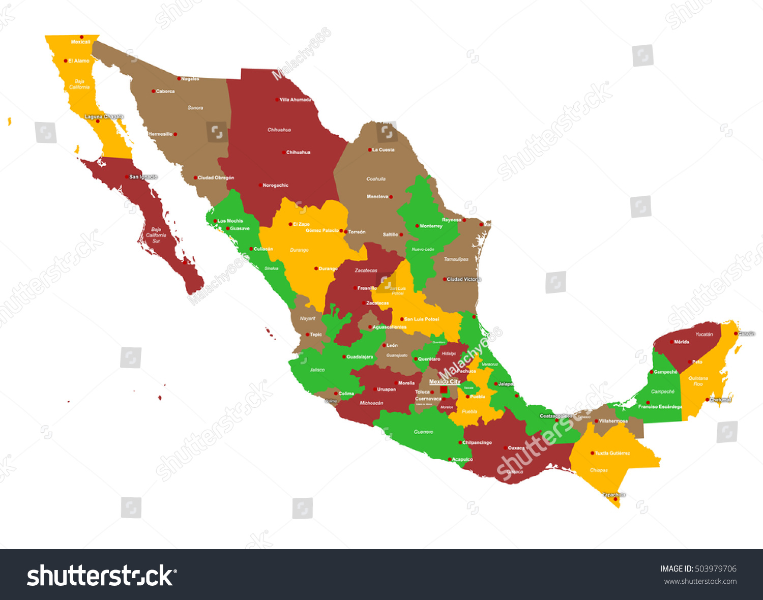 Mexico County Map