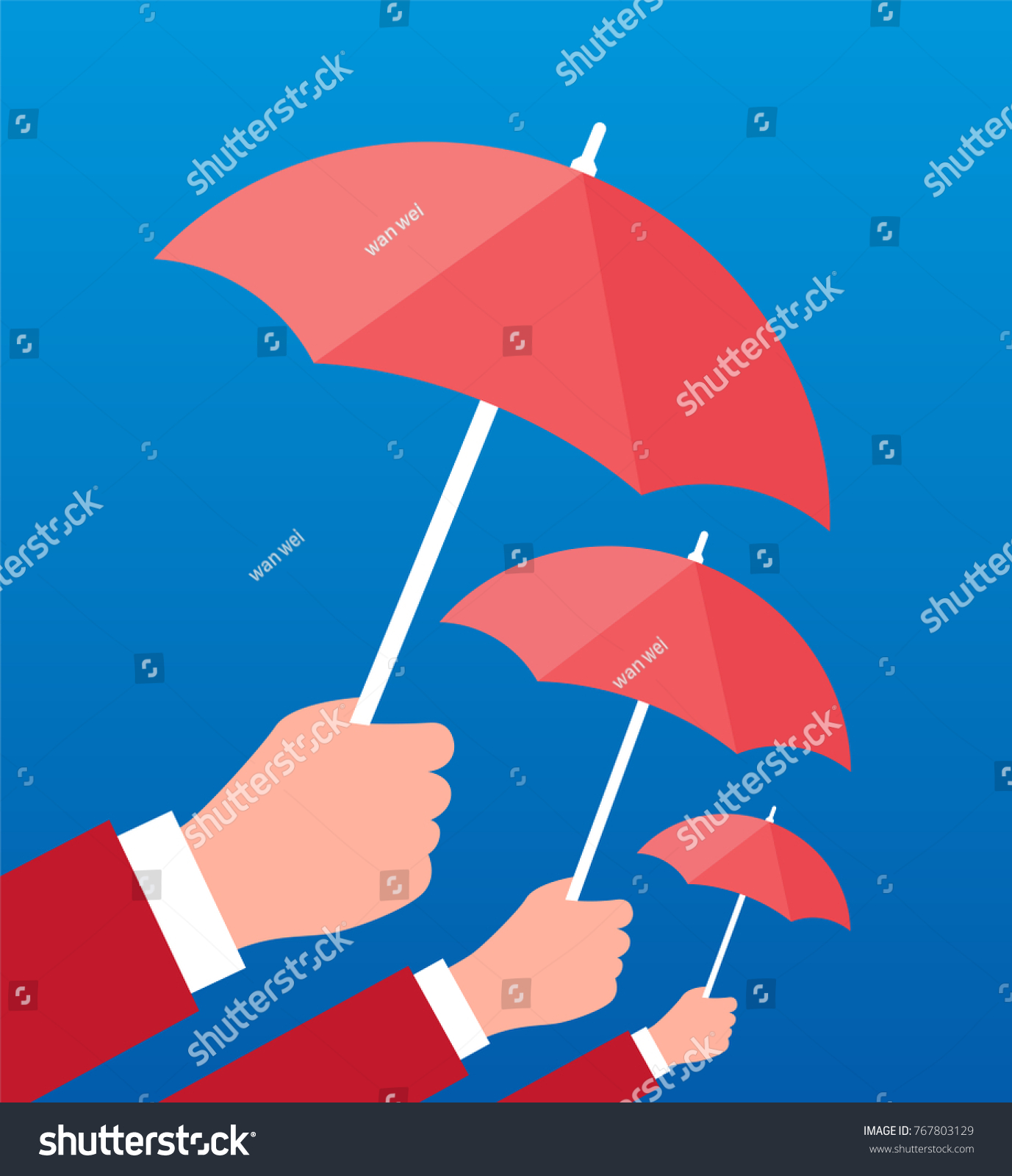 large compact umbrella