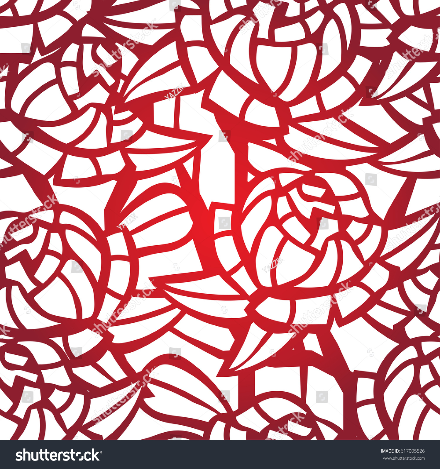 Laser Cut Flower Pattern Decorative Panel Stock Vector (Royalty Free