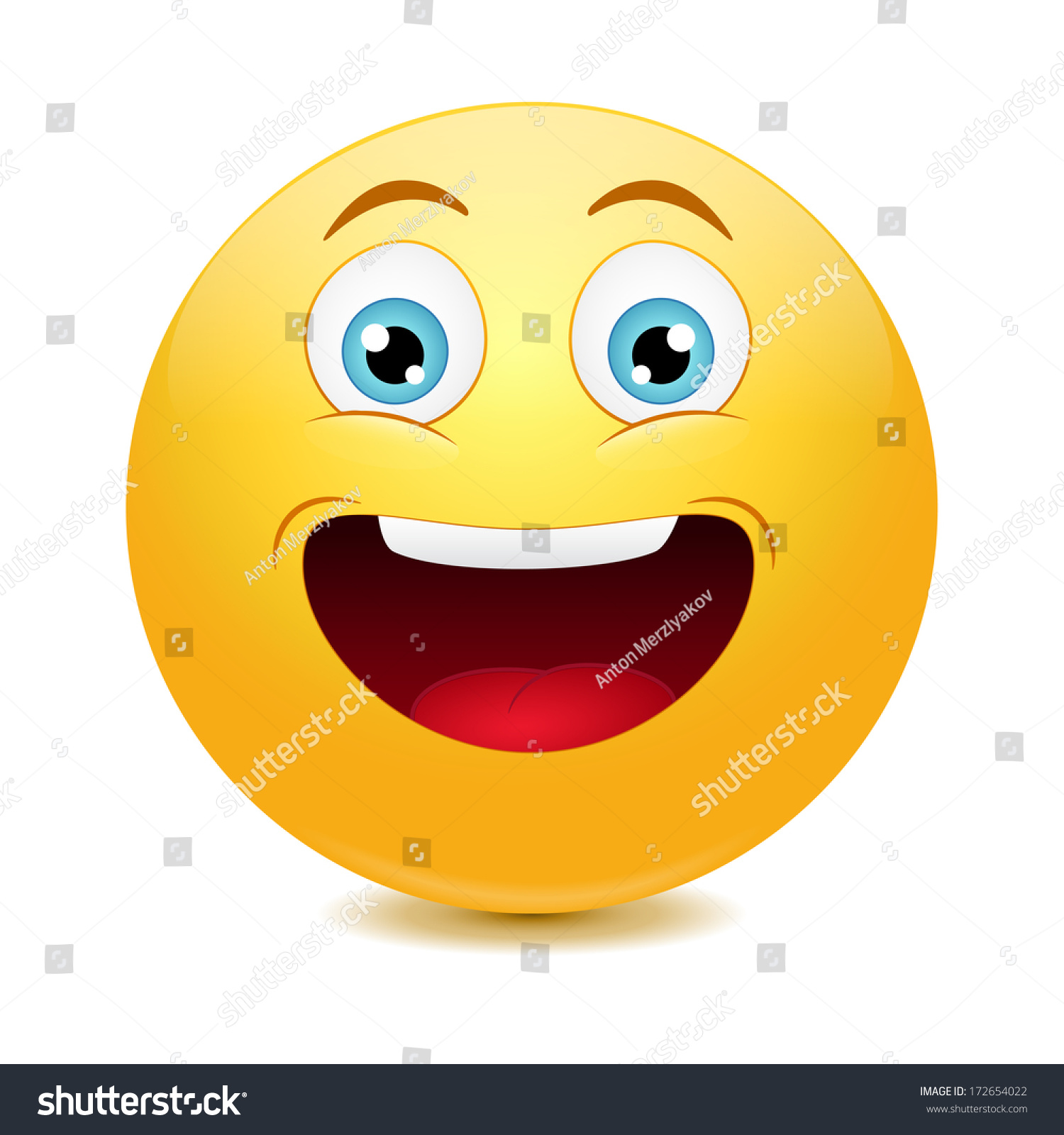 Laughing Out Loud Emoticon Stock Vector 172654022 - Shutterstock