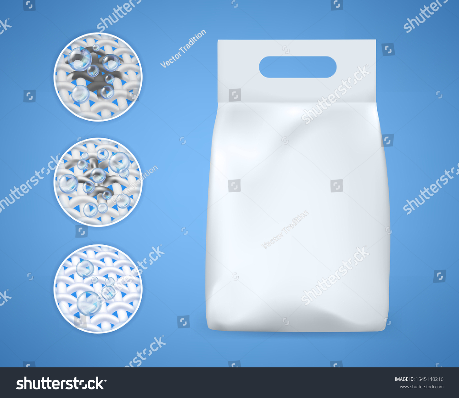 Download Laundry Detergent Packaging Mockup Advertising Vector Stock Vector Royalty Free 1545140216