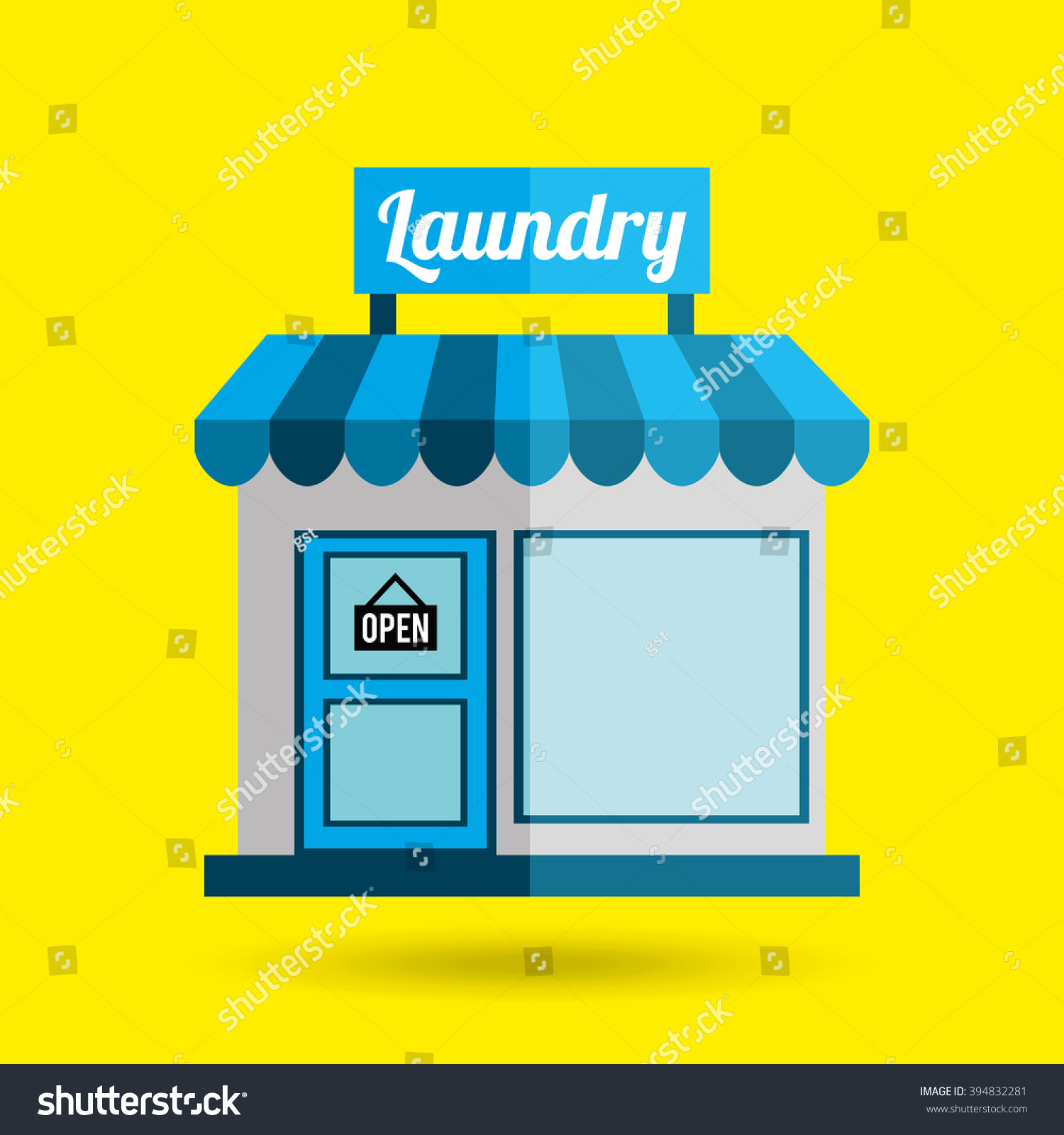 Laundry Equipment Design Stock Vector (Royalty Free) 394832281