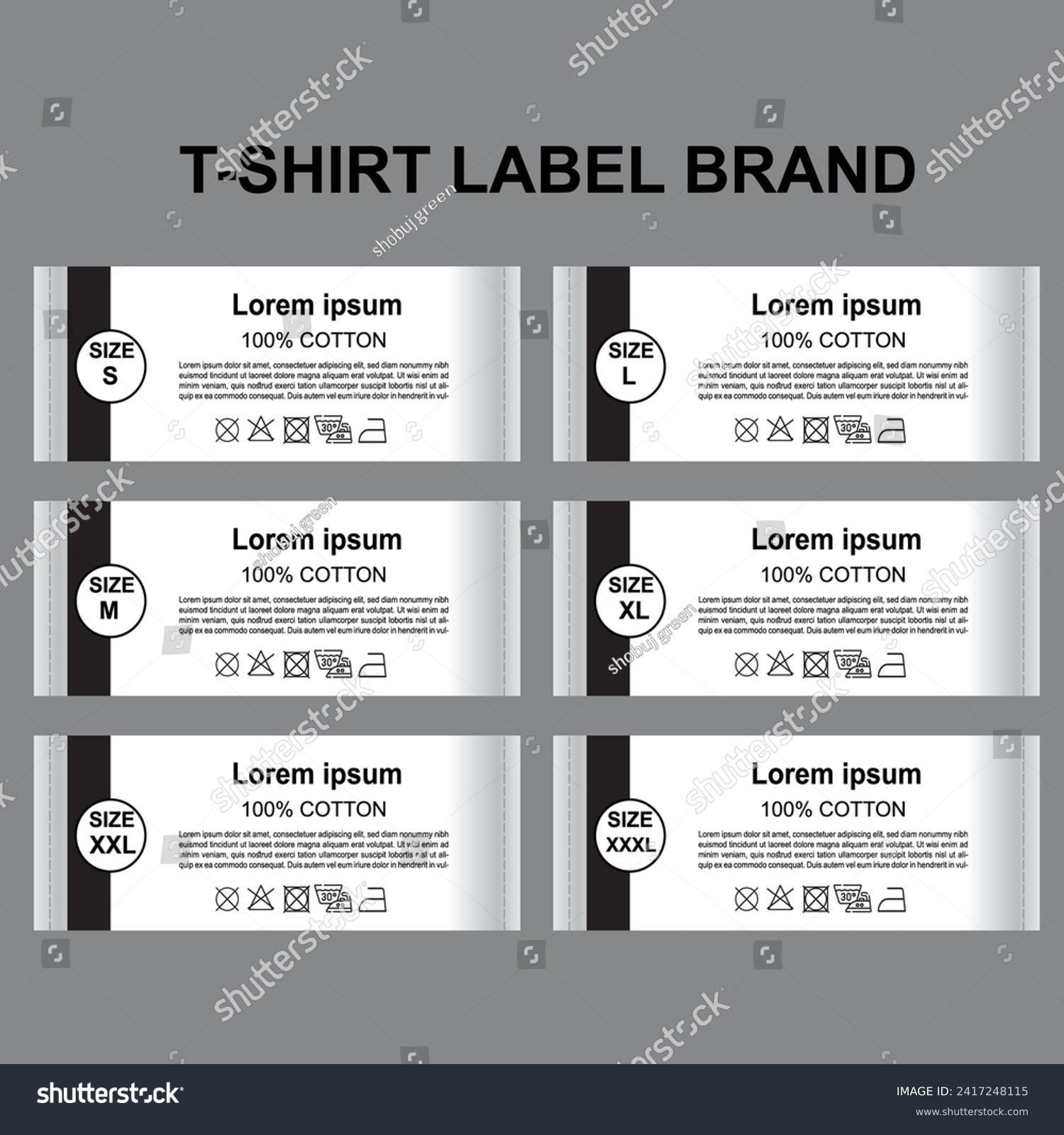SVG of Laundry washing labels. information for washing temperature and care textile clothes tailoring shirt pant t-shirt all goods cotton instruction vector file
 svg