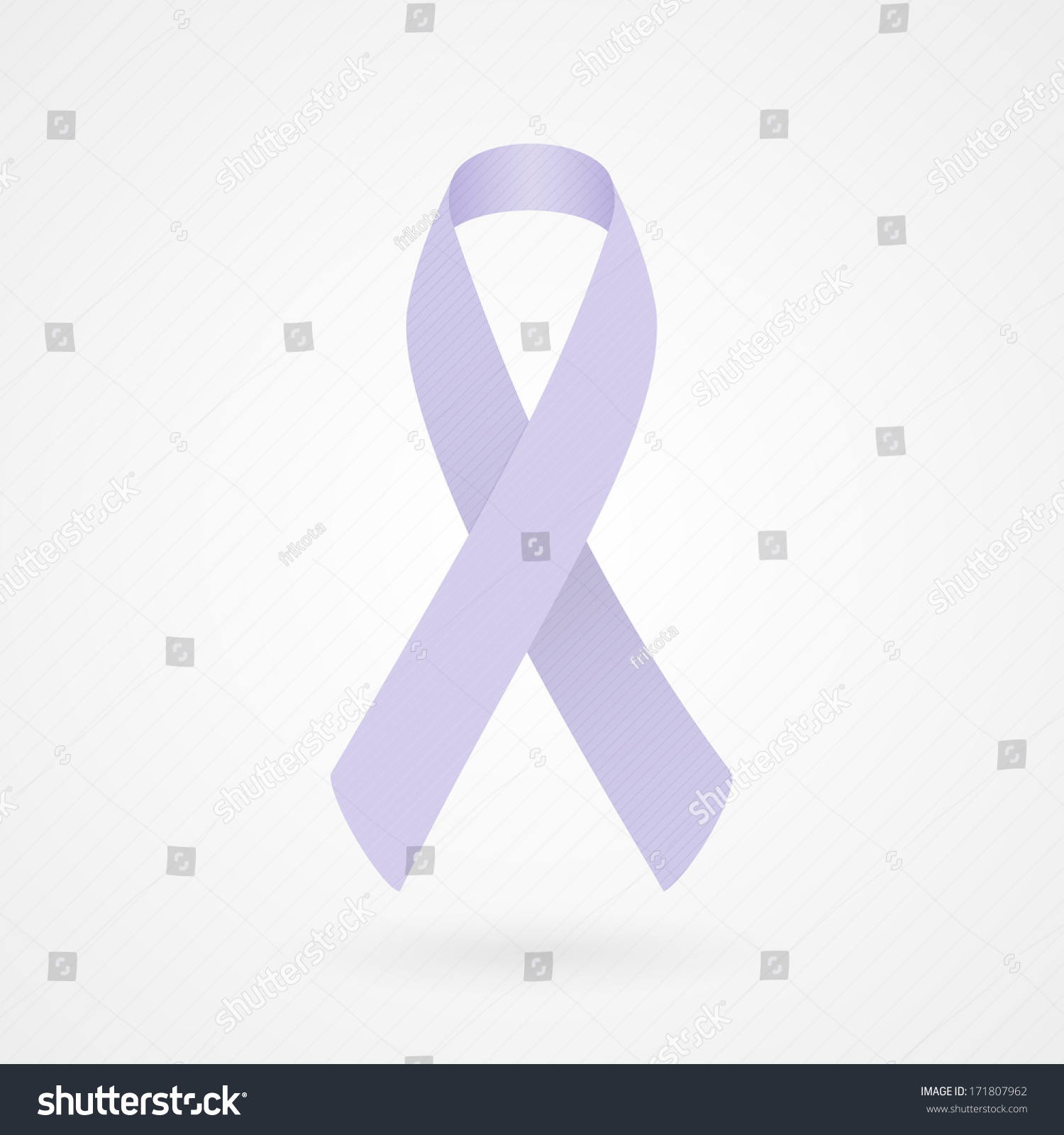 SVG of Lavender awareness ribbon (all kinds of cancer) svg