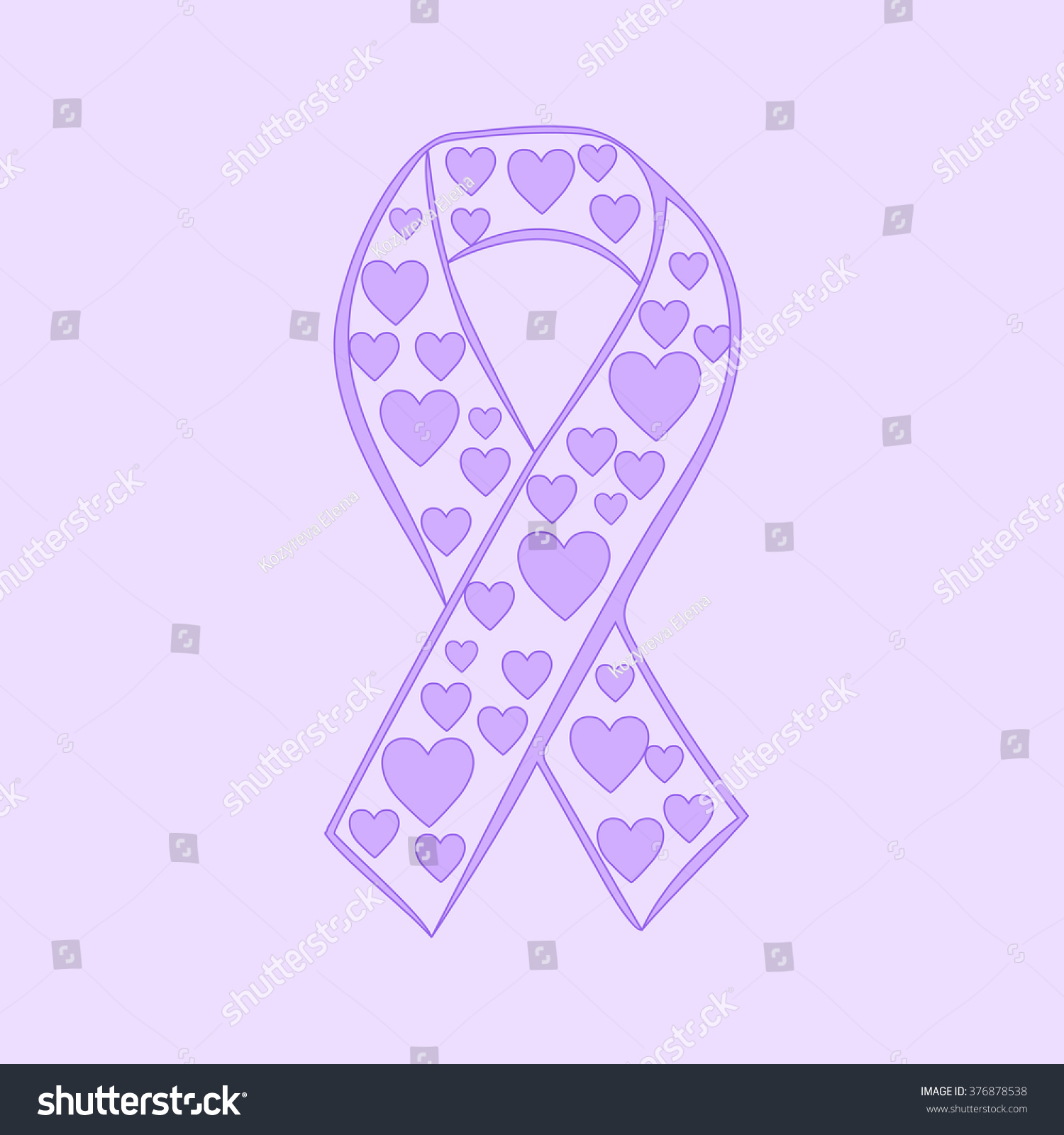 SVG of Lavender ribbon heart epilepsy cancer solidarity day. Craniosynostosis Craniofacial. Epilepsy awareness. Craniosynostosis awareness. Cancer awareness. svg