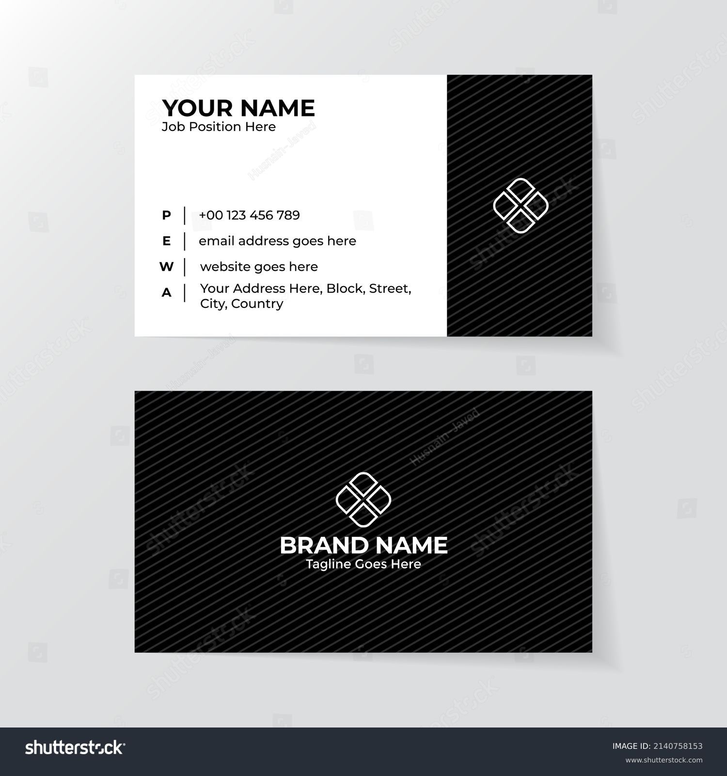 Law Firm Lawyer Style Business Card Stock Vector (royalty Free 