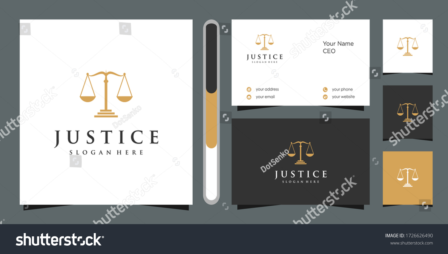 Law Firm Logo Design Vector Business Stock Vector (Royalty Free ...