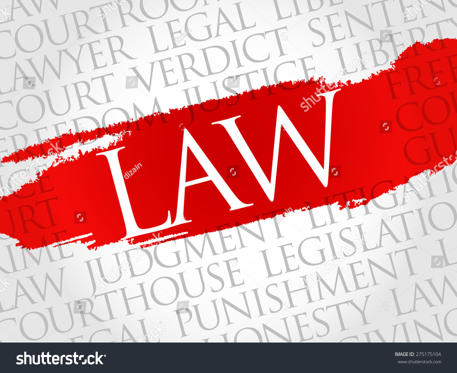 Law Word Cloud Concept Stock Vector (Royalty Free) 275175104 | Shutterstock