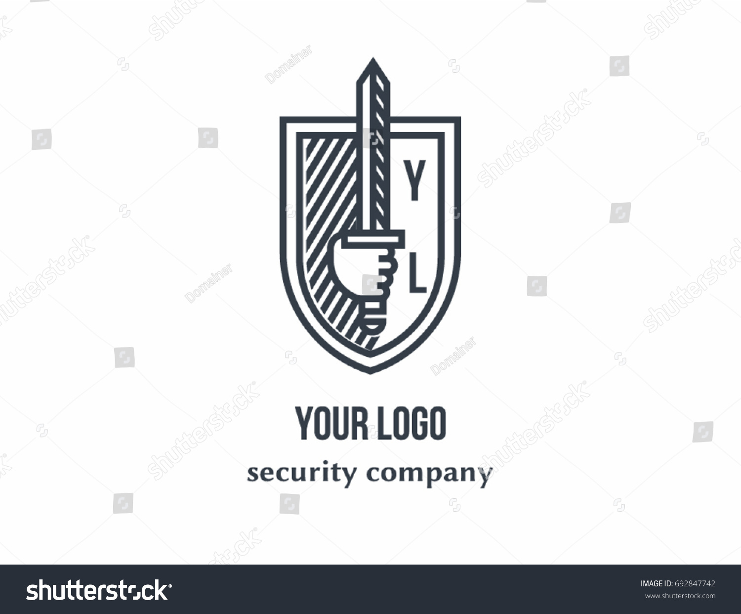 Lawyer Attorney Advocate Logo Design Vector Stock Image Download Now