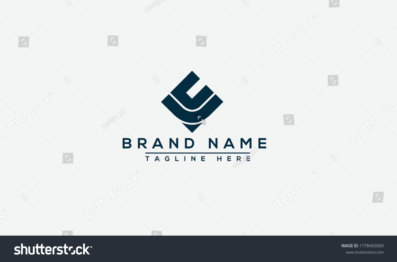 Lc Logo Design Template Vector Graphic Stock Vector (Royalty Free