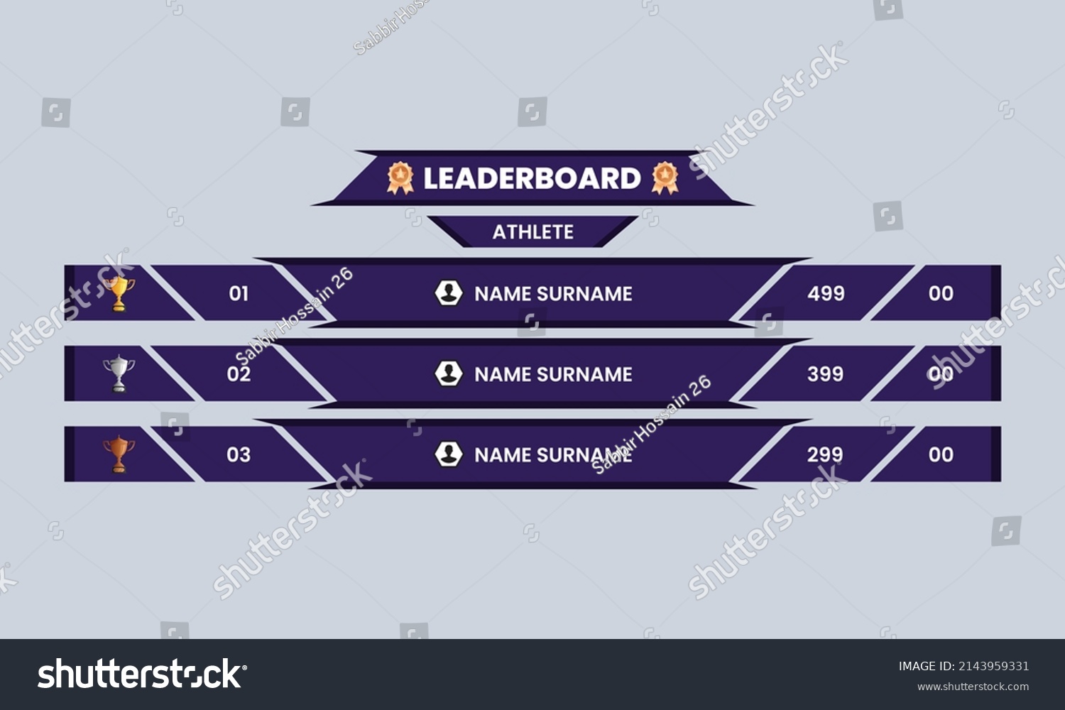 Game leaderboard 图片、库存照片和矢量图 Shutterstock