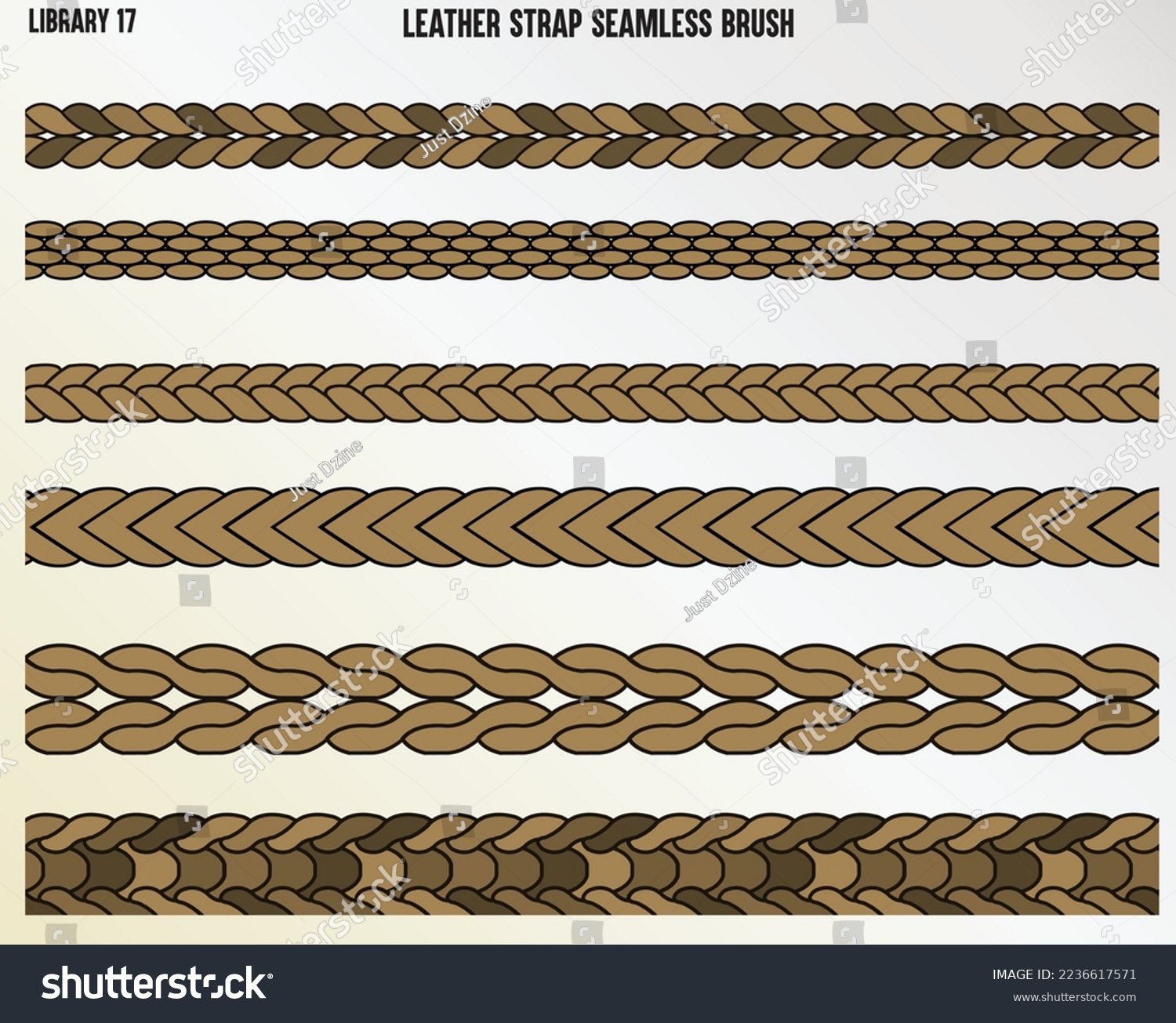 SVG of LEATHER BRAIDED STRAP ACCESSORIES VECTOR SKETCH svg