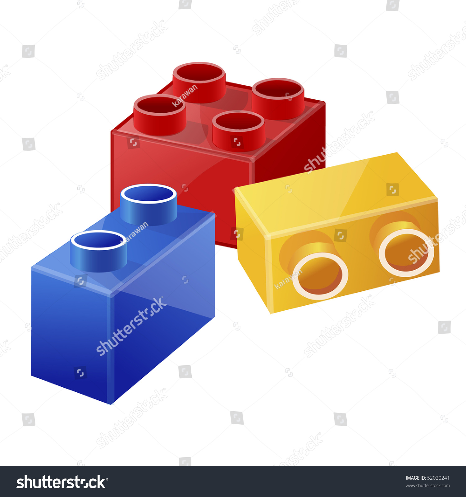 Lego Stock Vector 52020241 - Shutterstock