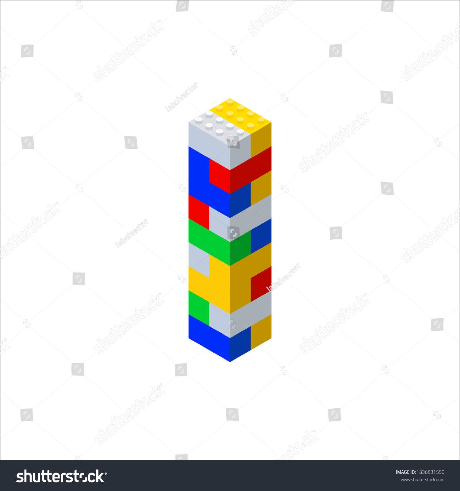 simple lego tower