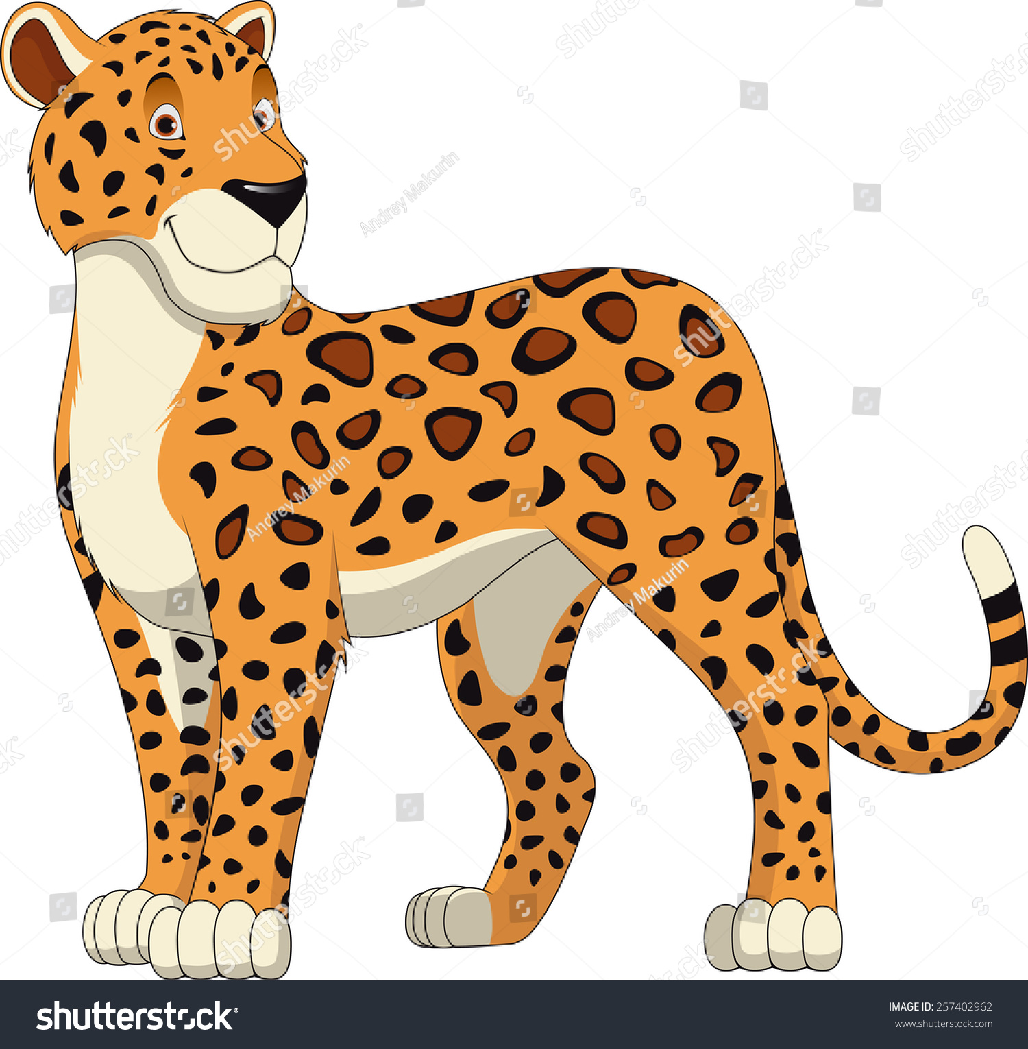 Leopard cartoon Images, Stock Photos & Vectors | Shutterstock