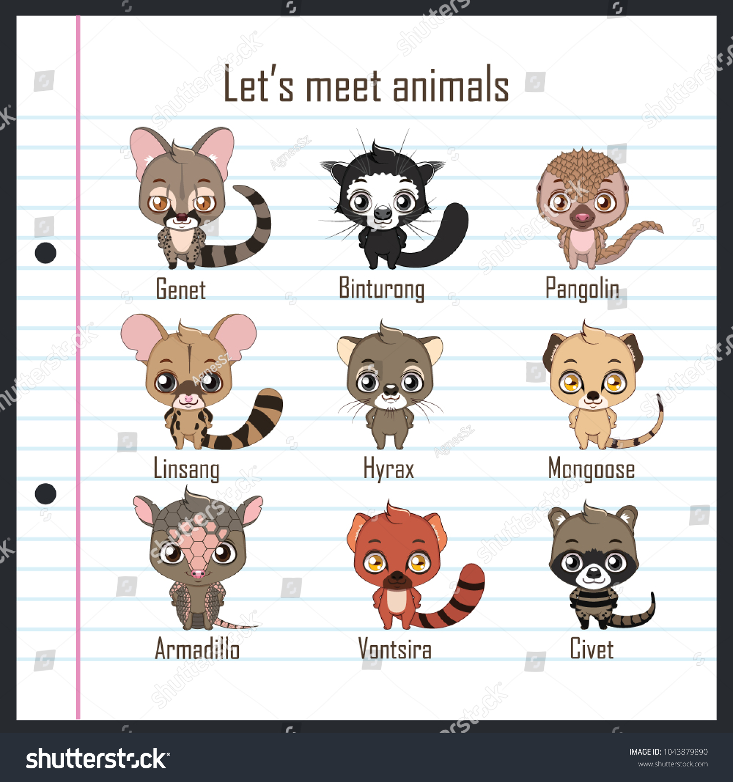 SVG of Lesser known animals collection svg