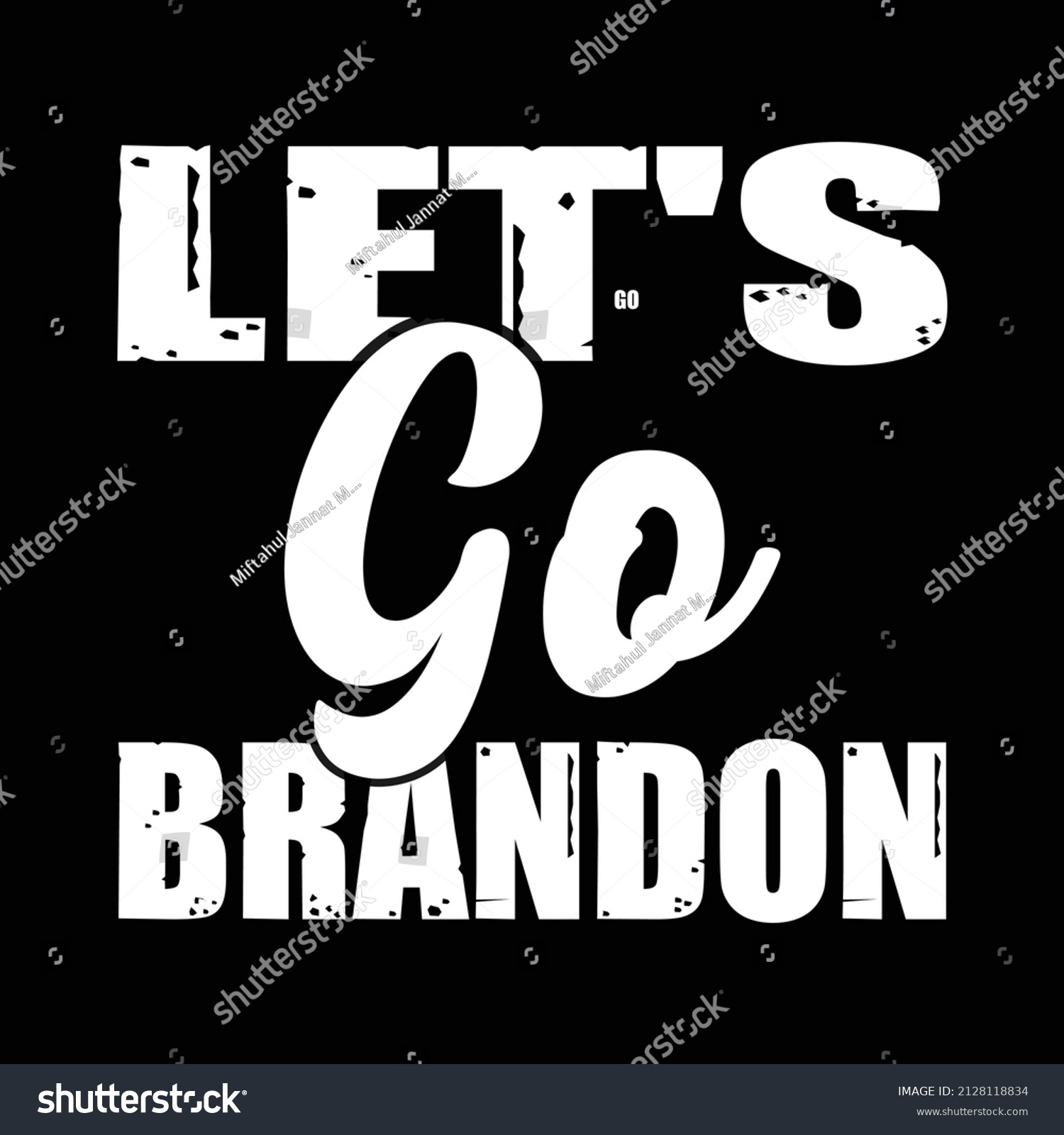 SVG of Let's go brandon is a typography and brand name t- shirt design.It is a wonderfull and eye-catching t-shirt design. svg