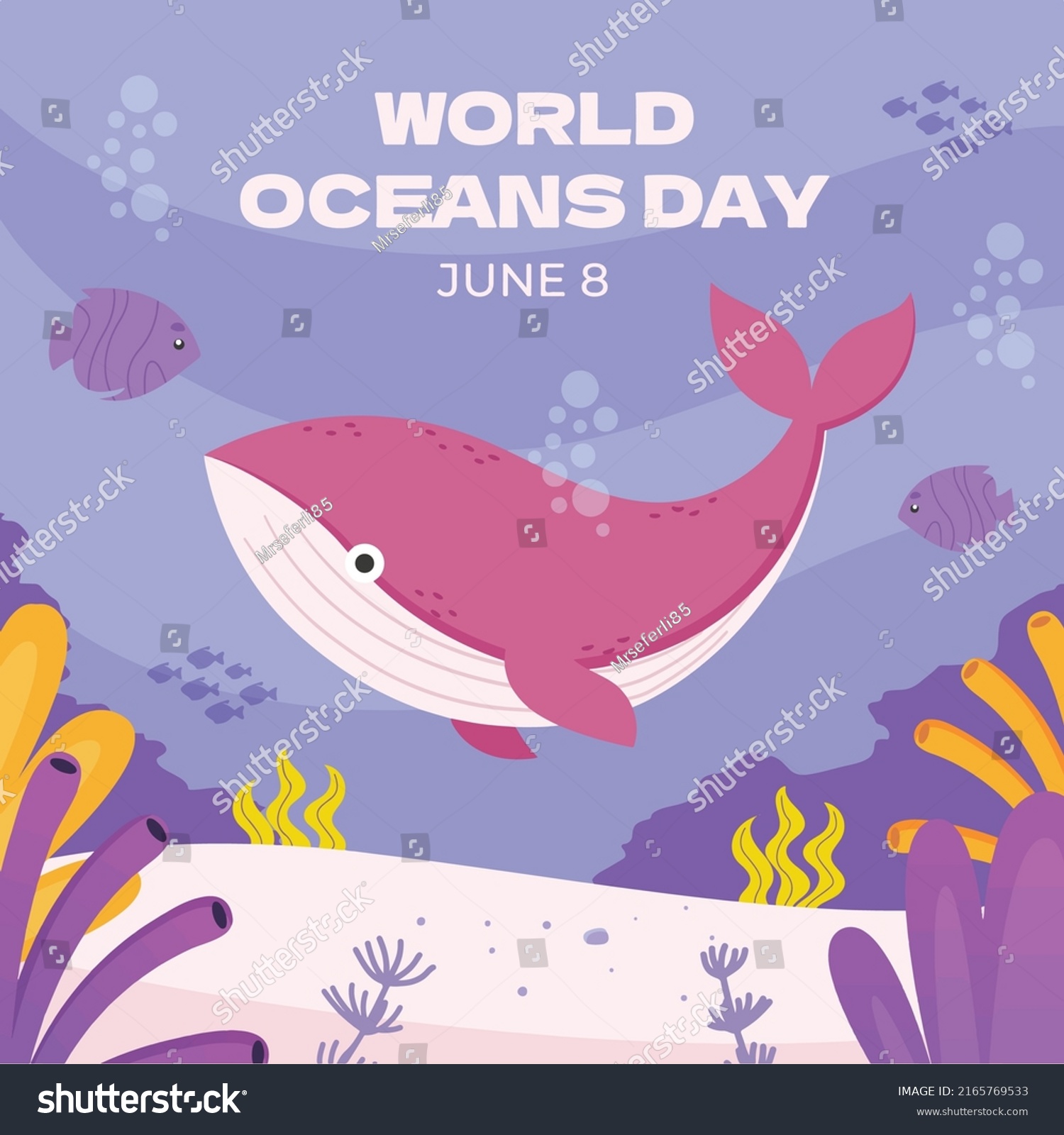 Lets Save Our Oceans World Oceans Stock Vector Royalty Free