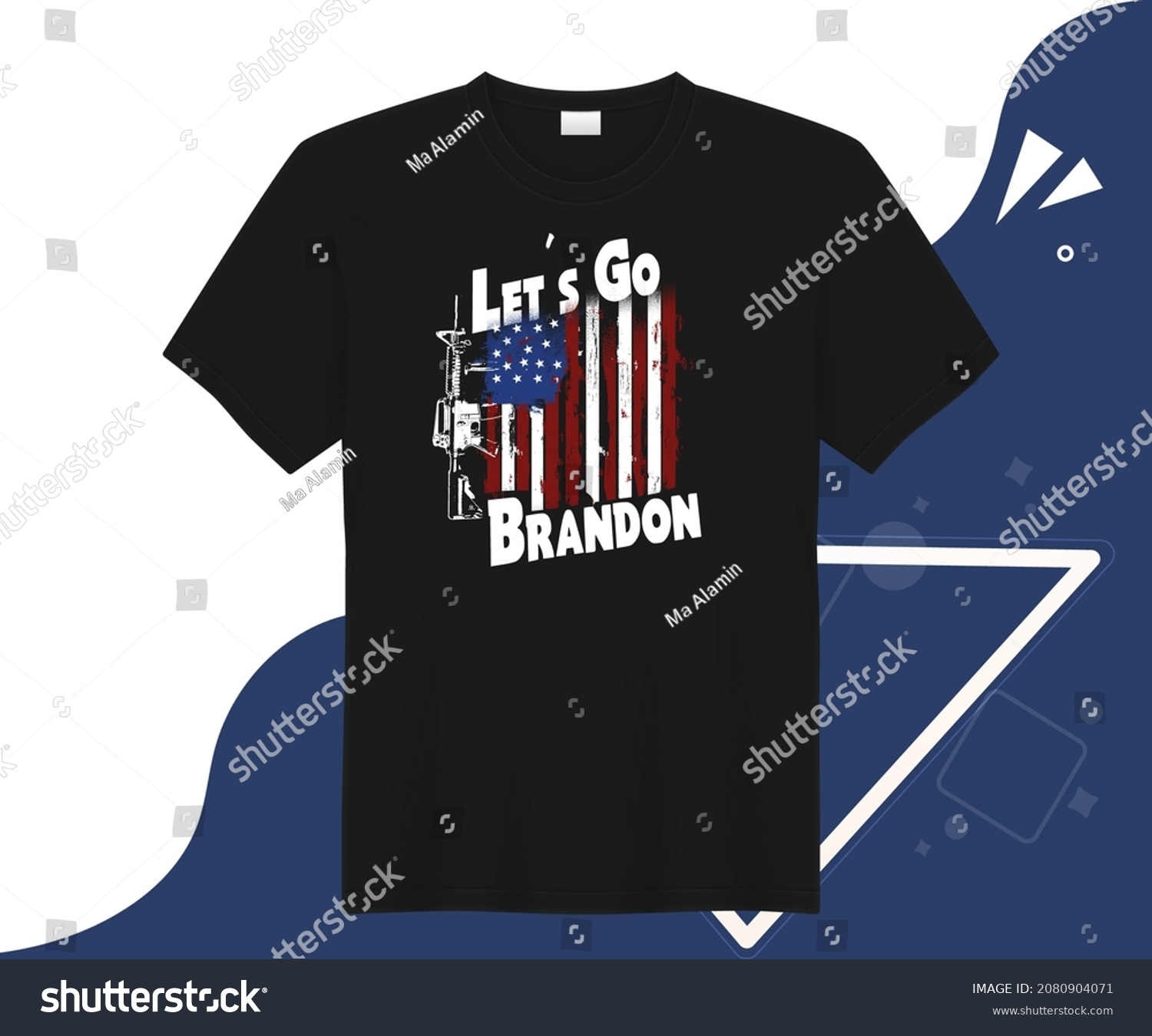 SVG of Lets go Brandon T-shirt Design svg