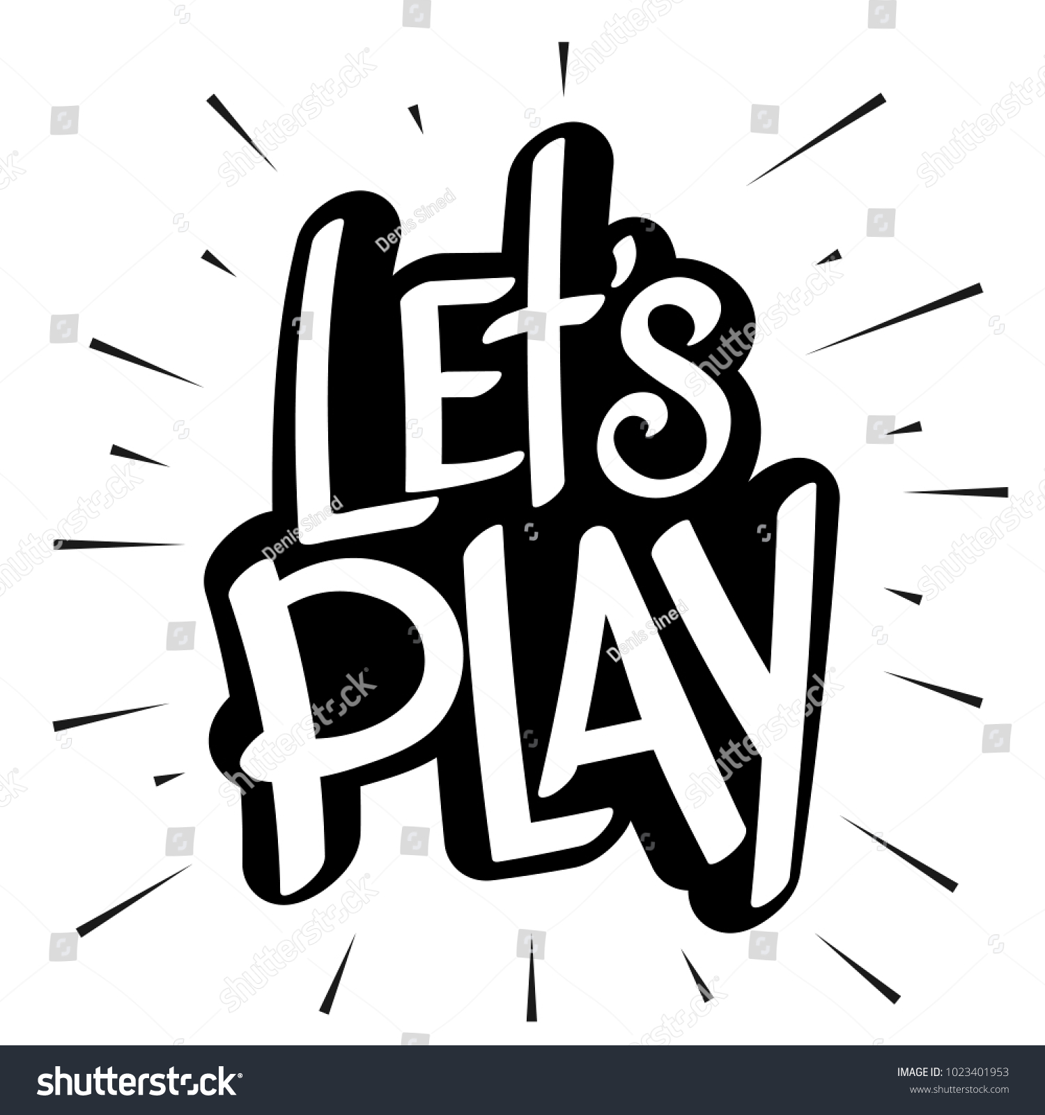 Lets Play Stock Vector Illustration Of Play, Girl, Festive   70786882