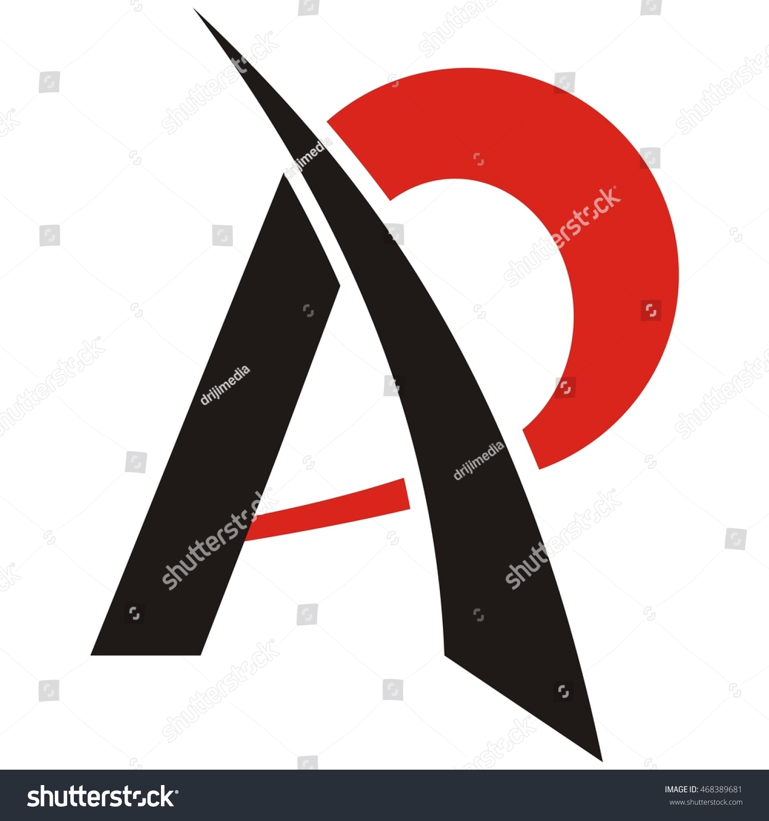 Letter P Logo Design Stock Vector Royalty Free