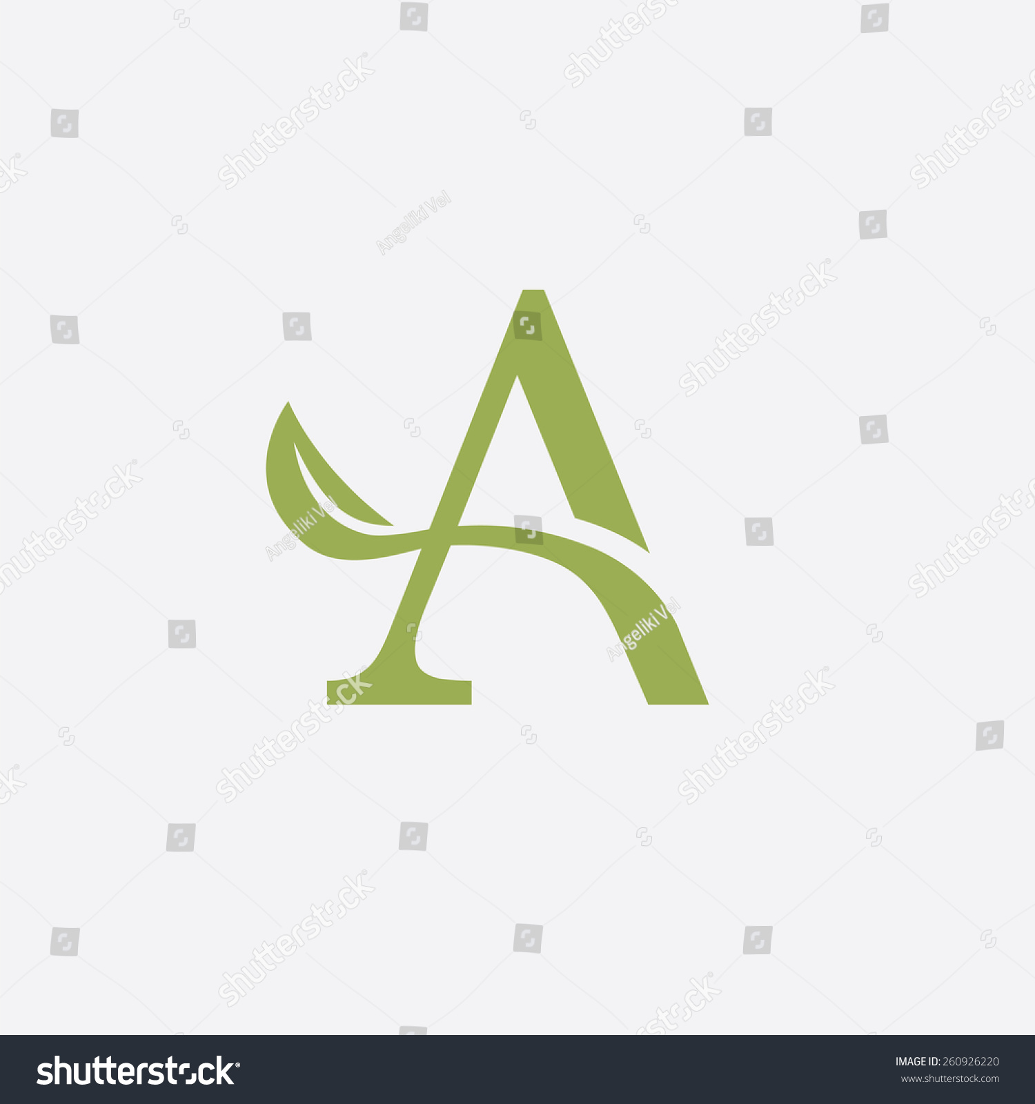 Letter A Logo / Symbol - Vector Icon - 260926220 : Shutterstock