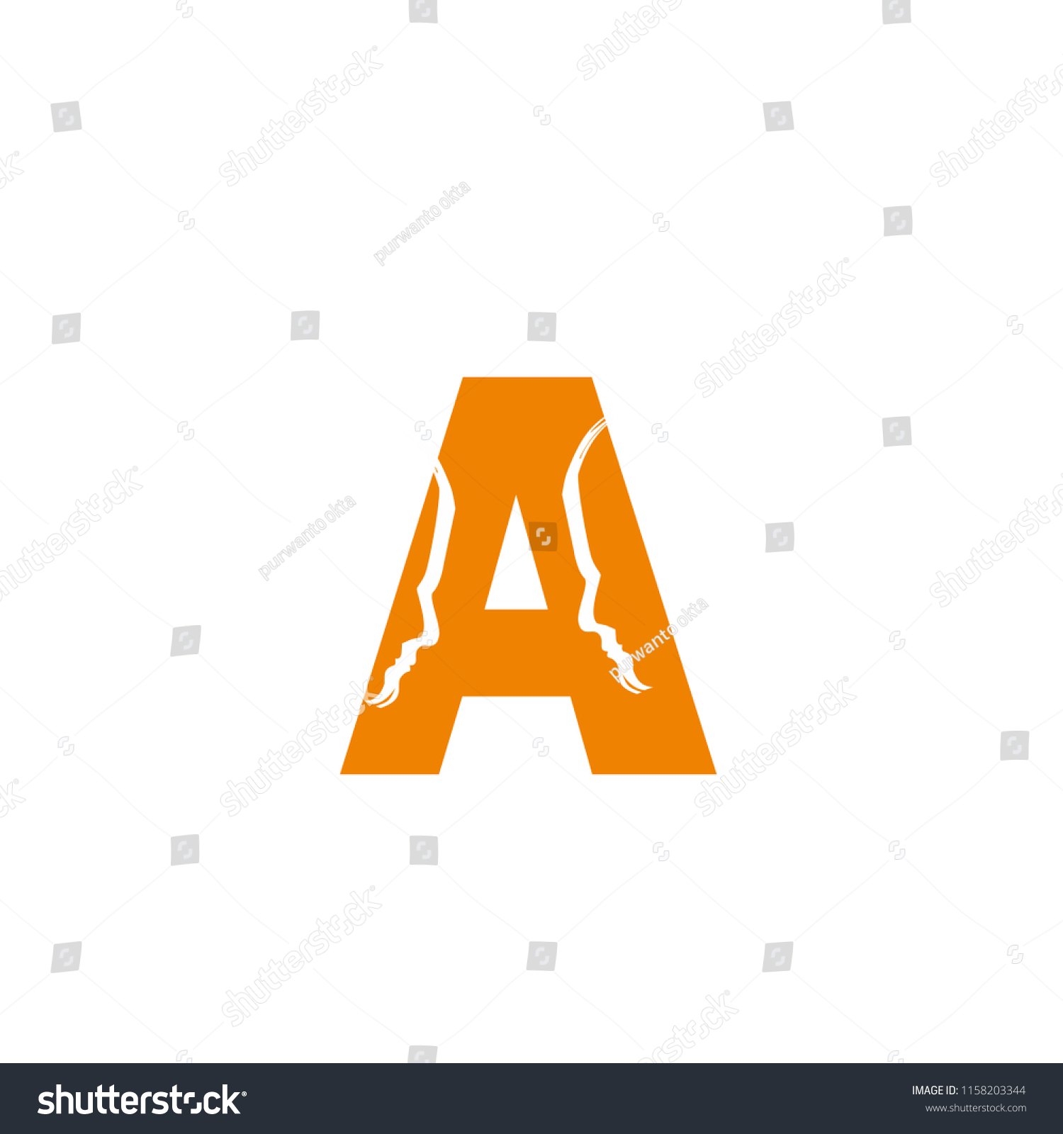 Letter People Logo Vector Stock Vector (Royalty Free) 1158203344 ...