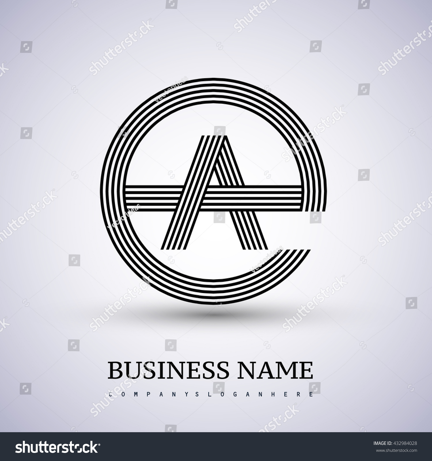 Letter Ae Ea Linked Logo Design Stock Vector Royalty Free