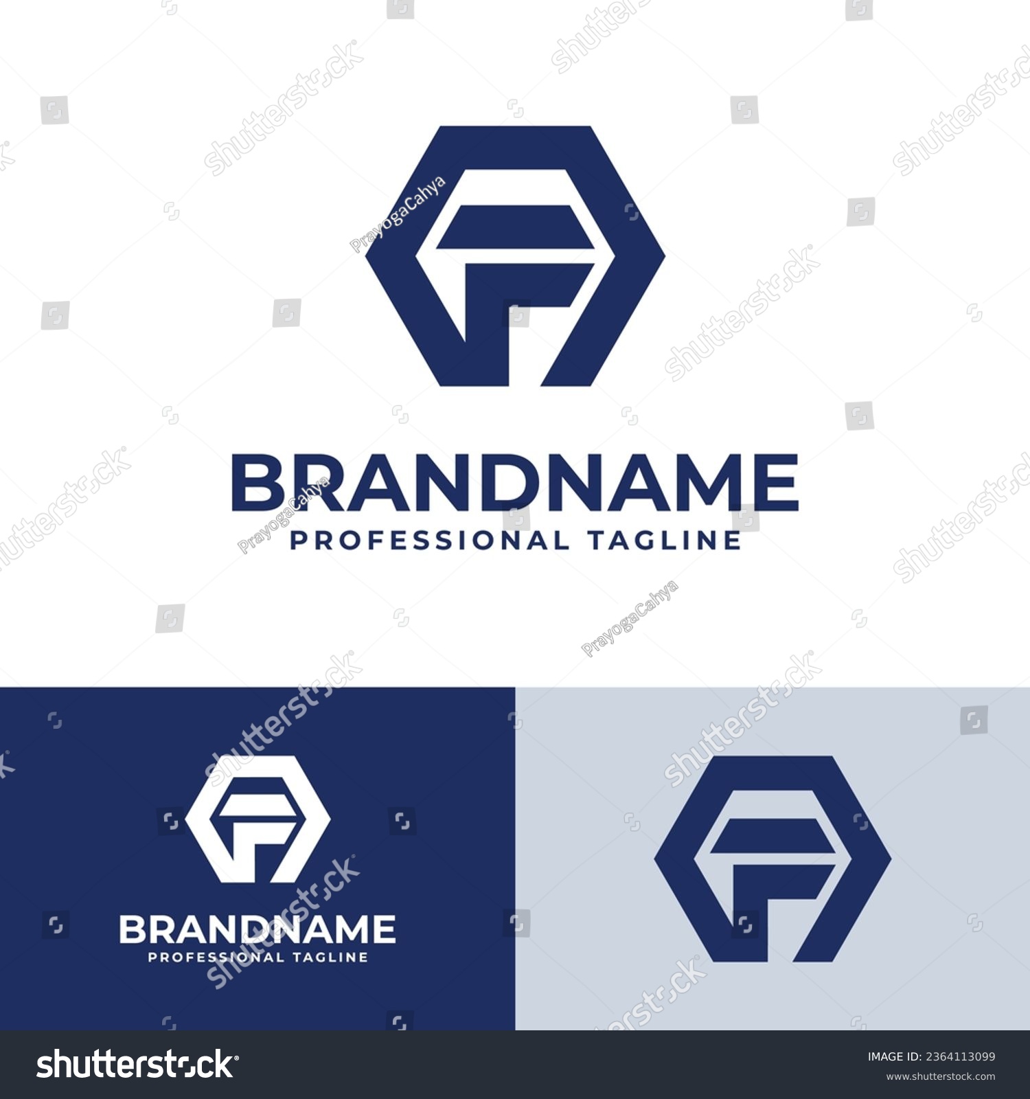 SVG of Letter AF Hexagonal Logo, suitable for any business related to Hexagonal with AF or FA initial. svg