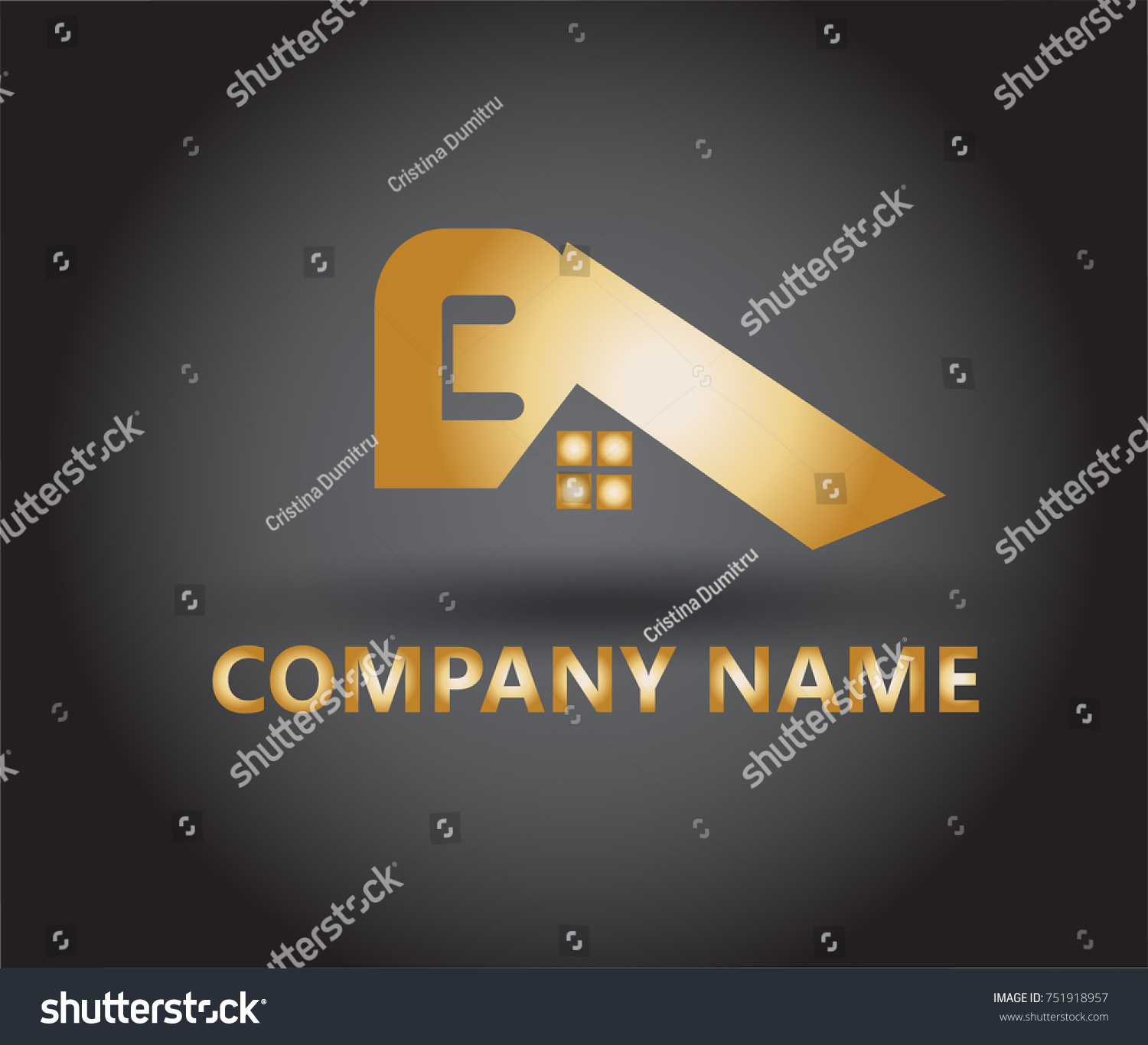 Letter B Home Logo Design Stock Vector (Royalty Free) 751918957