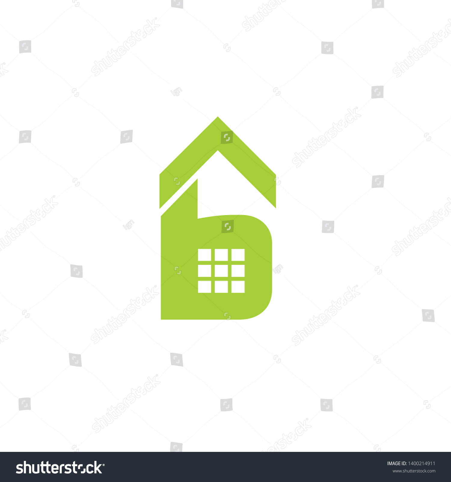 Letter B Line Building Logo Vector Stock Vector (Royalty Free ...