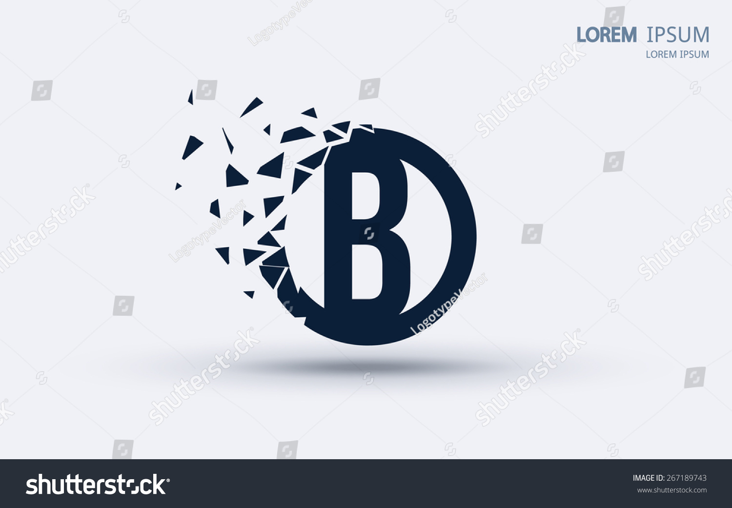 b vector letter Vector Logo Logotype Letter Vector Stock Design B