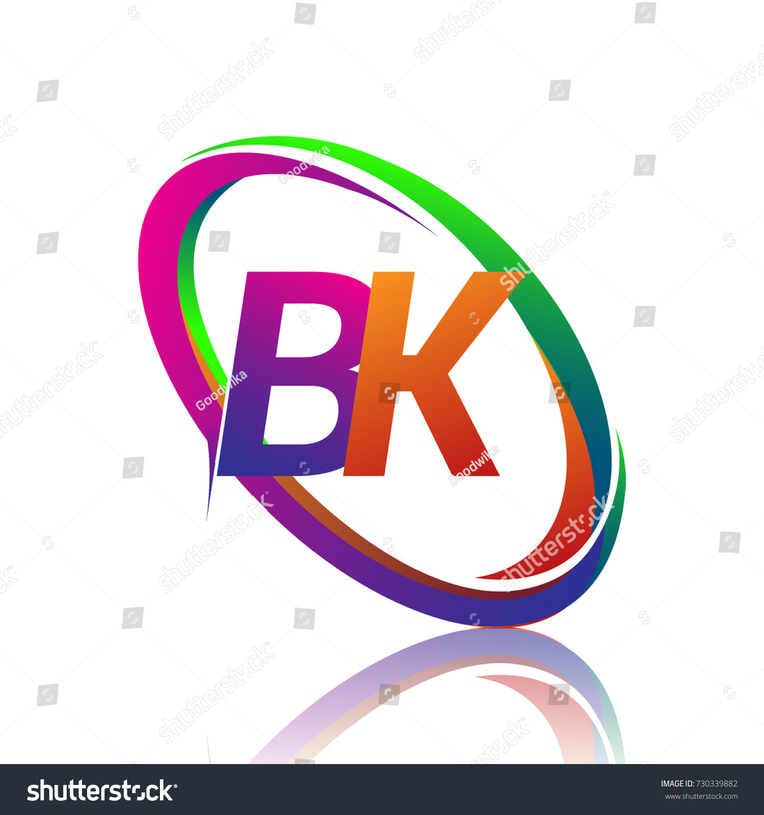 Letter Bk Logotype Design Company Name Stock Vector Royalty Free 730339882 Download the perfect names pictures. shutterstock