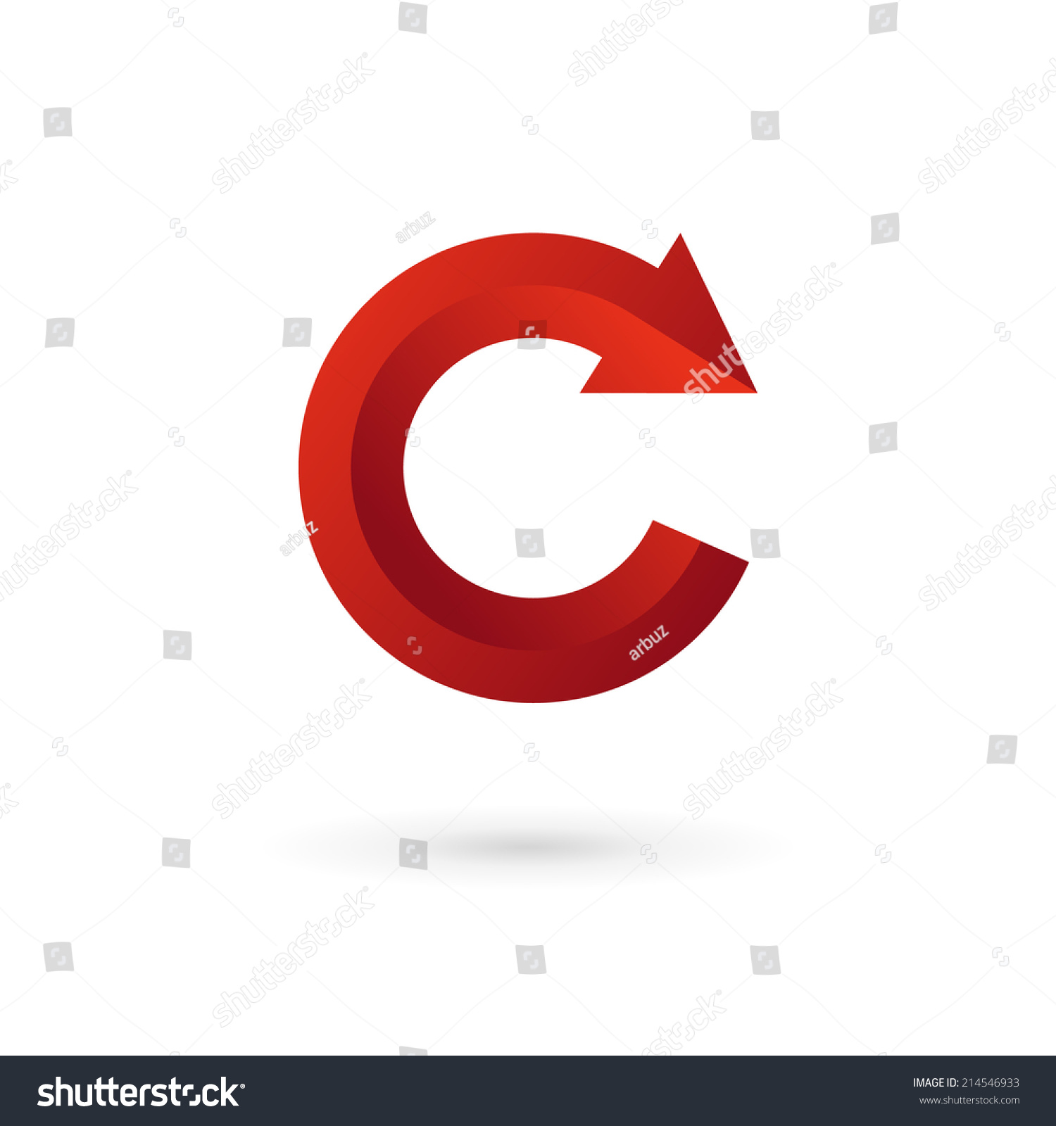 Letter C Arrow Logo Icon Design Stock Vector 214546933 - Shutterstock