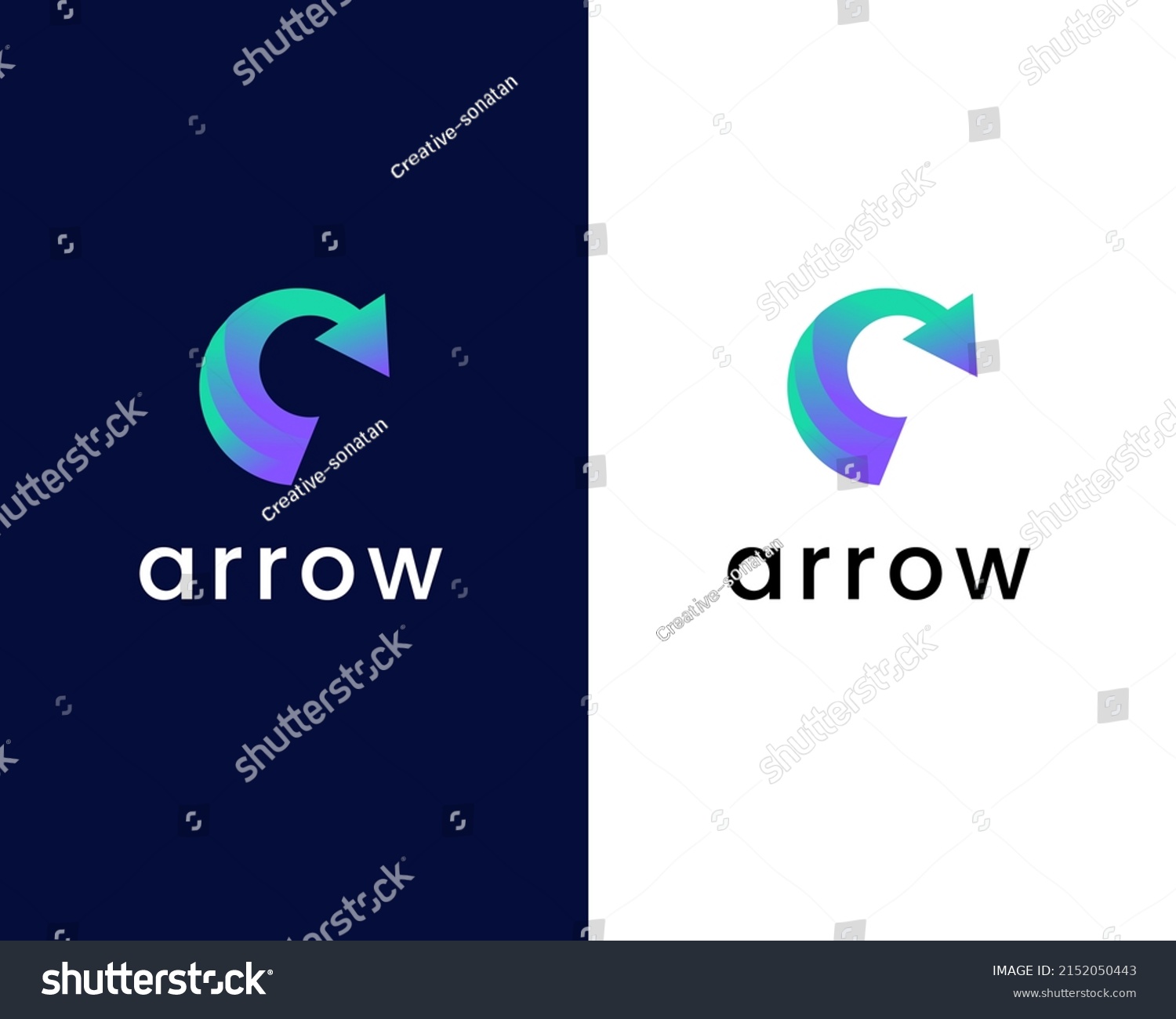 Letter C Arrow Logo Design Template Stock Vector (Royalty Free ...