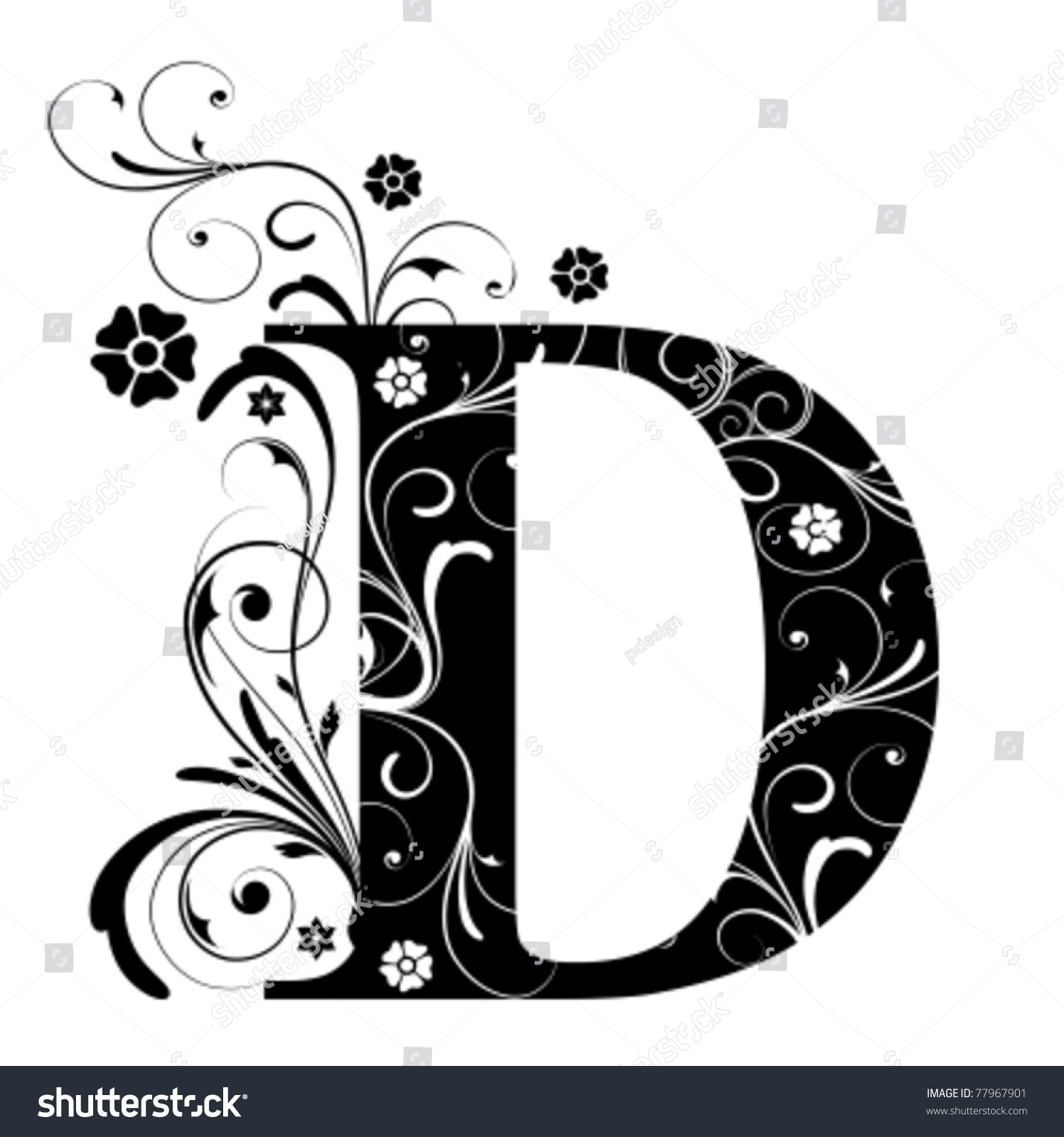 capital g vector letter Shutterstock  Capital  Vector Stock 77967901 Letter D