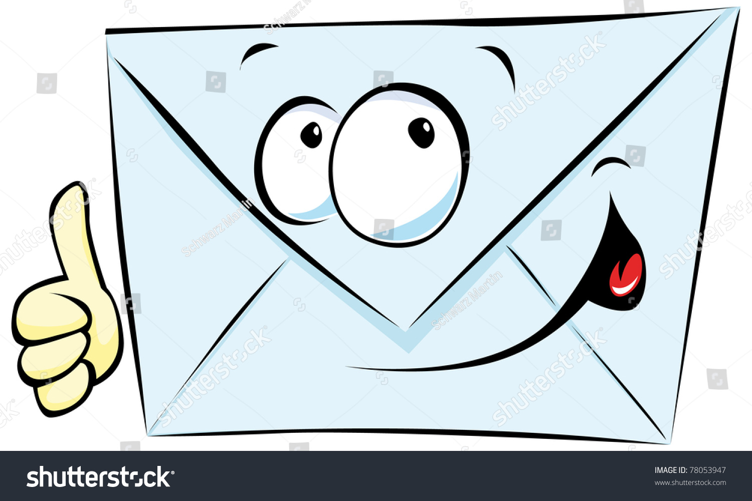 Letter Cartoon Stock Vector 78053947 - Shutterstock
