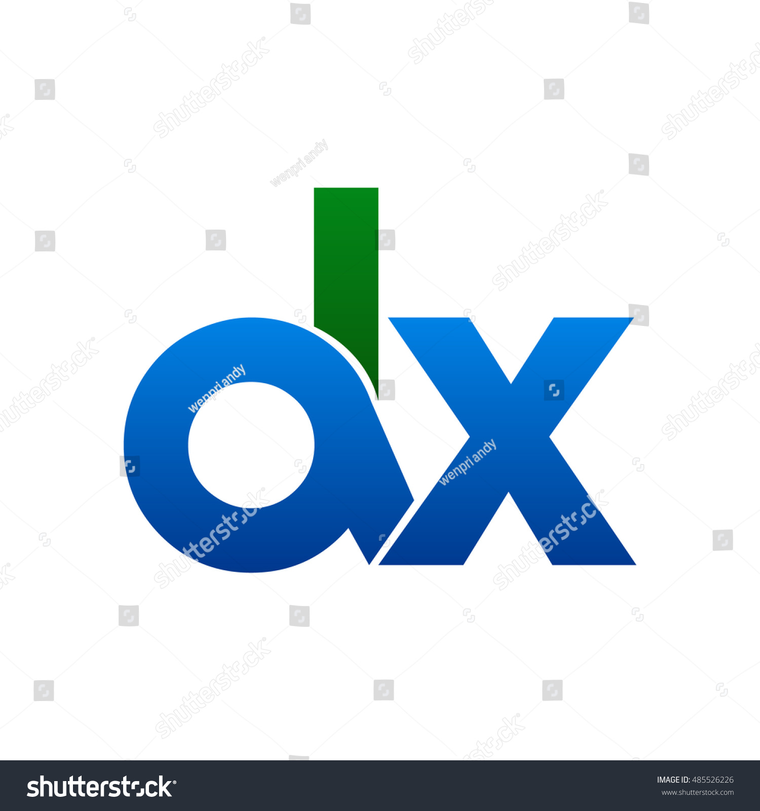 Letter D X Logo Stock Vector (Royalty Free) 485526226 Shutterstock