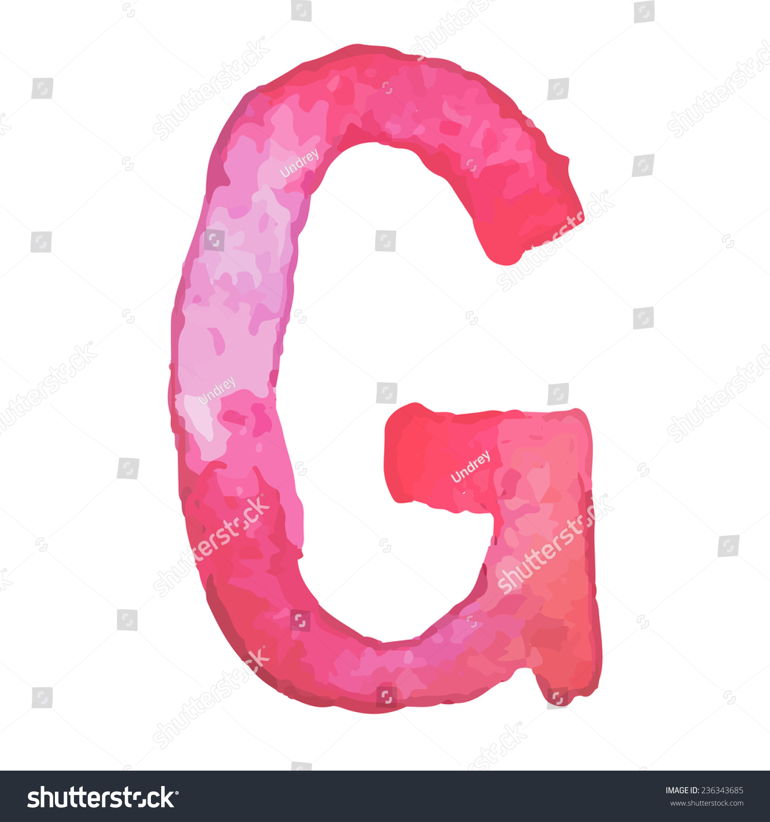 Worksheet Letters G letter g colorful watercolor aquarelle font stock vector 236343685 type handwritten hand draw doodle abc alphabet letters illustration