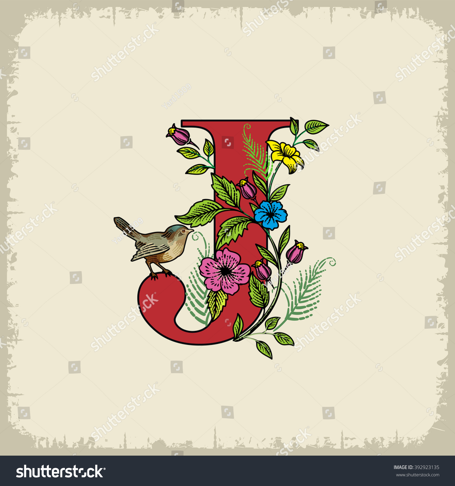 Sorry, that Vintage letter j has Something is. Vintage letter j
