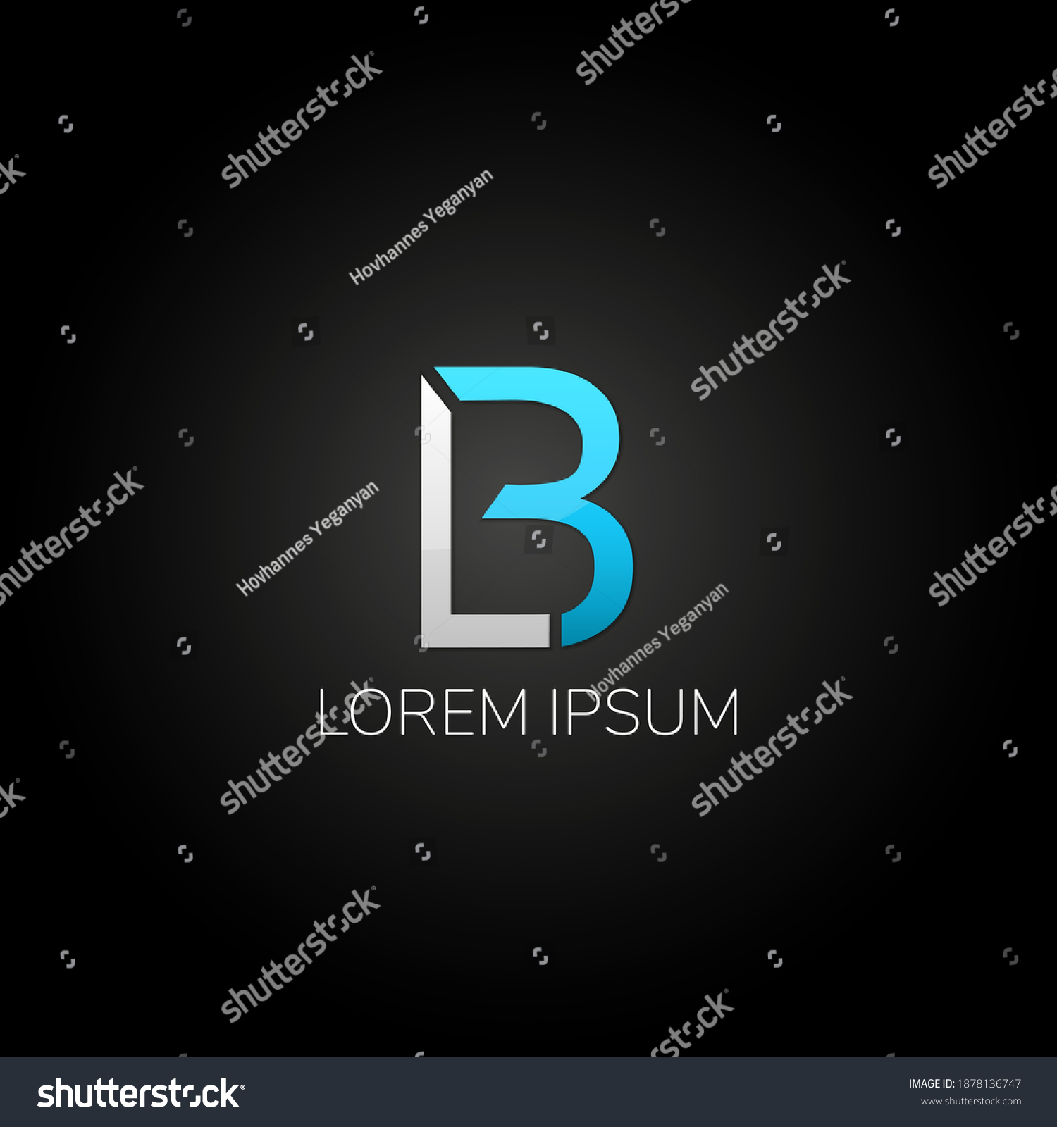 Letter L B Letter B Logo Stock Vector (Royalty Free) 1878136747 ...