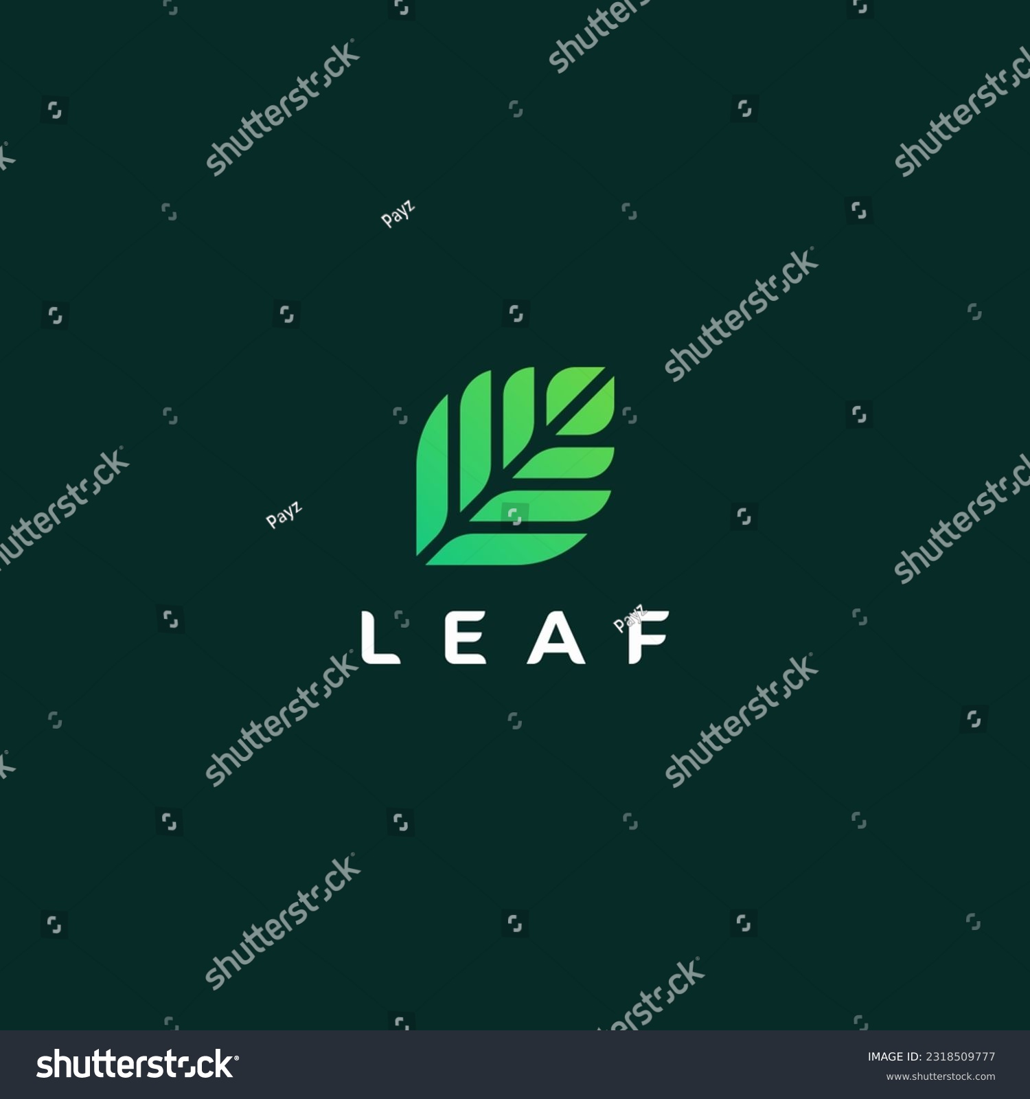 SVG of Letter L leaf logo design svg