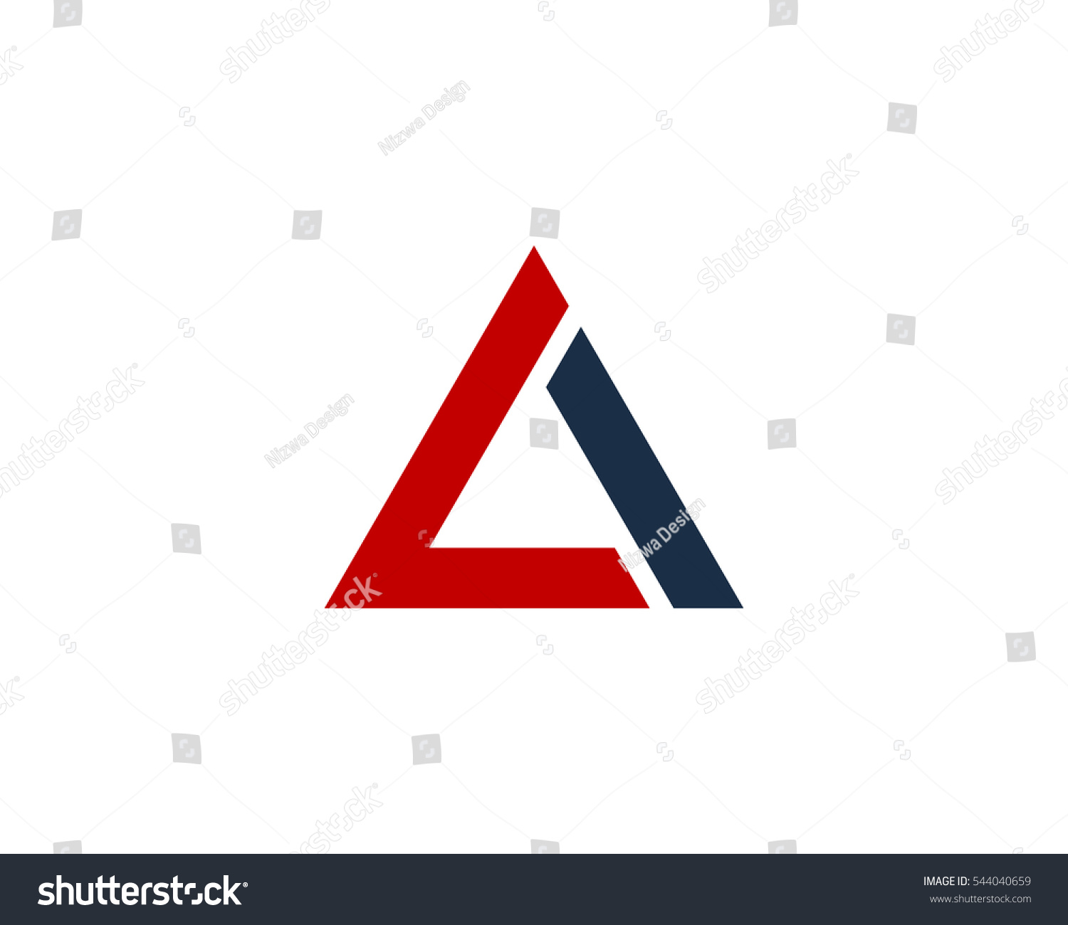 Letter L Triangle Logo Design Template: Stock-Vektorgrafik (Lizenzfrei) 544040659 | Shutterstock